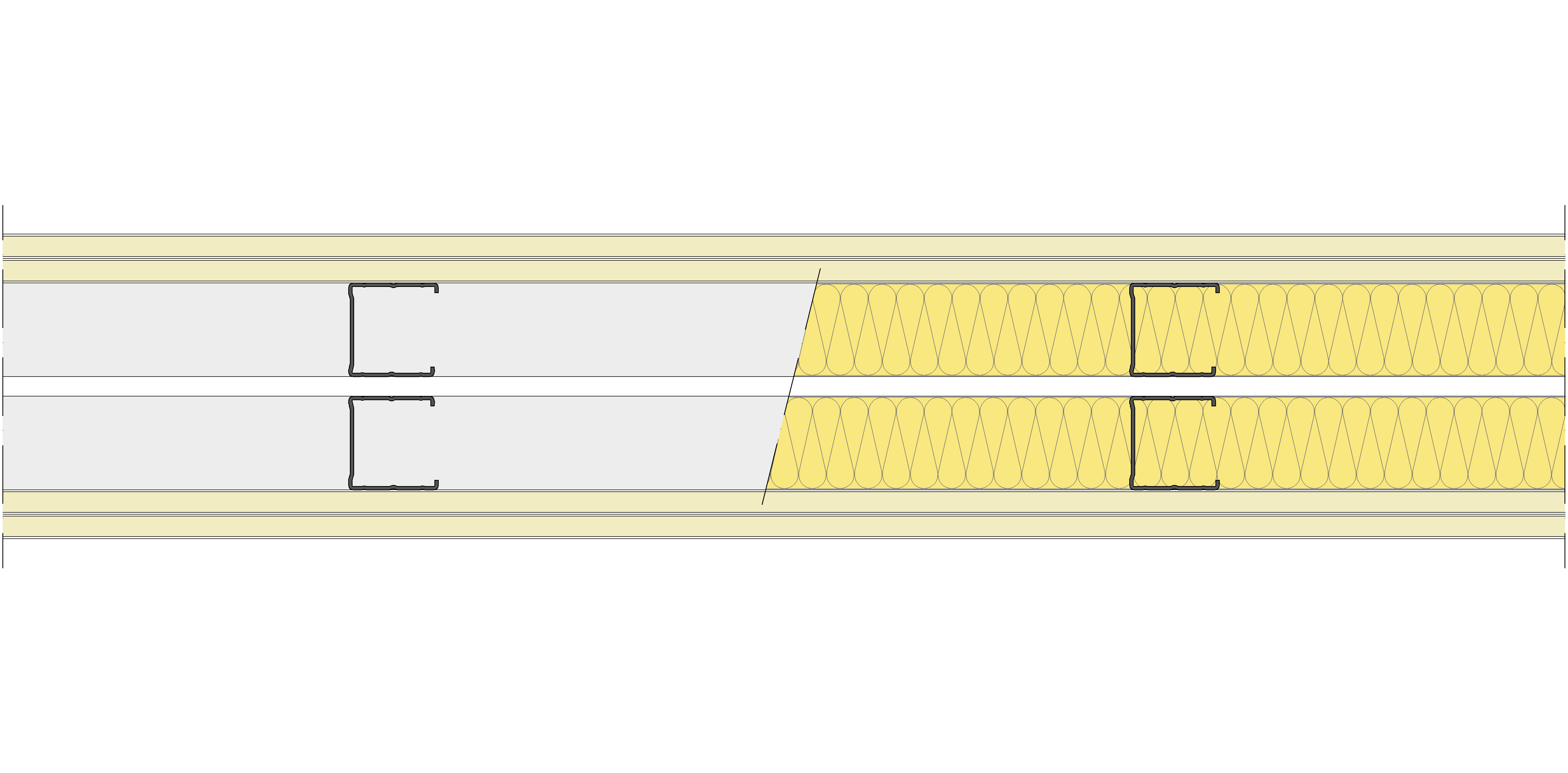 Tabique Pladur® 146/400 (48-45+e+48-45) 4N 2MW Libre