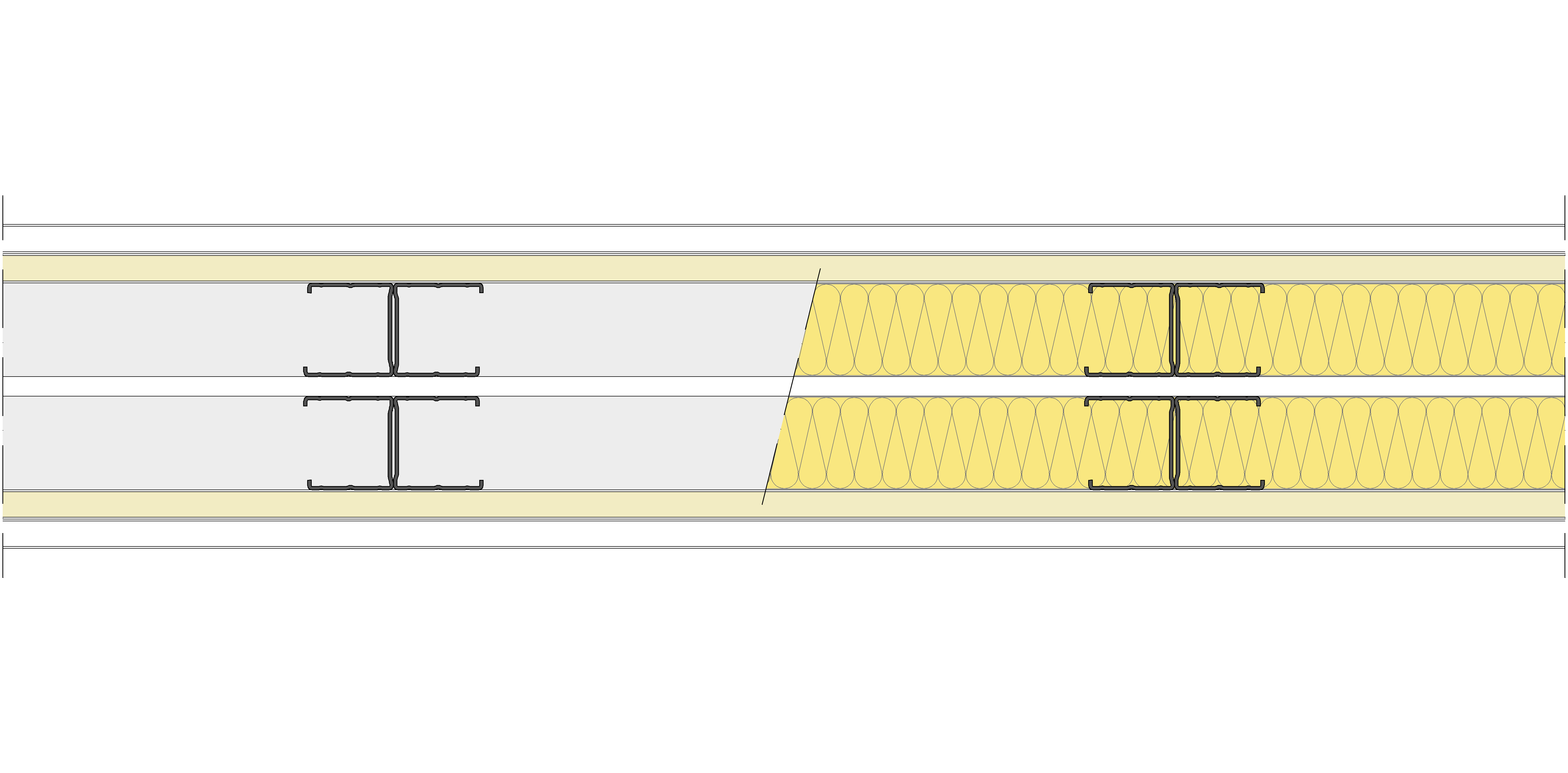 Tabique Pladur® 156/400 (48-45H+e+48-45H) 1N A1-2N-1N A1 2MW Libre