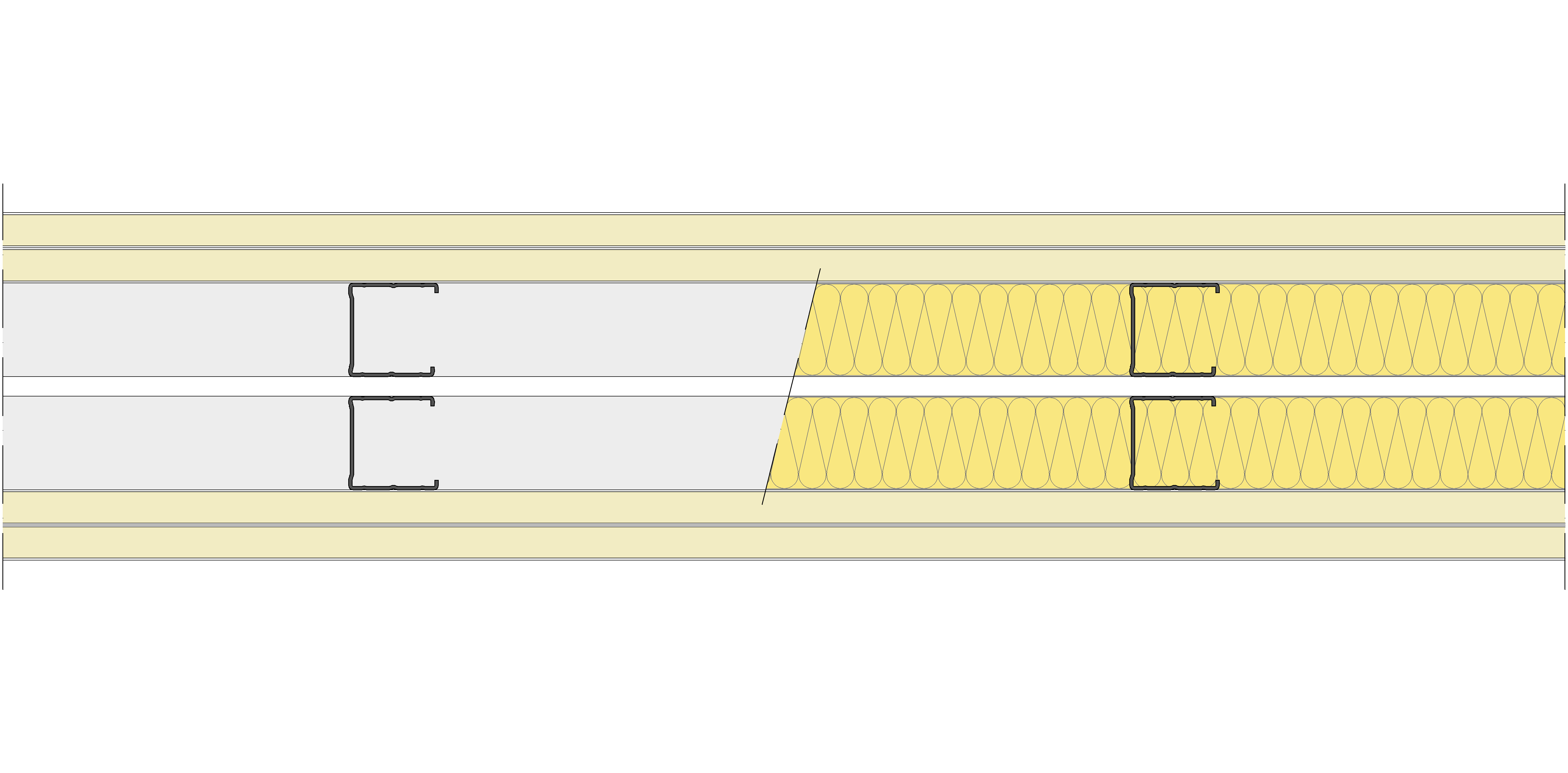 Tabique Pladur® 168/400 (48-45+e+48-45) 4N 2MW Libre