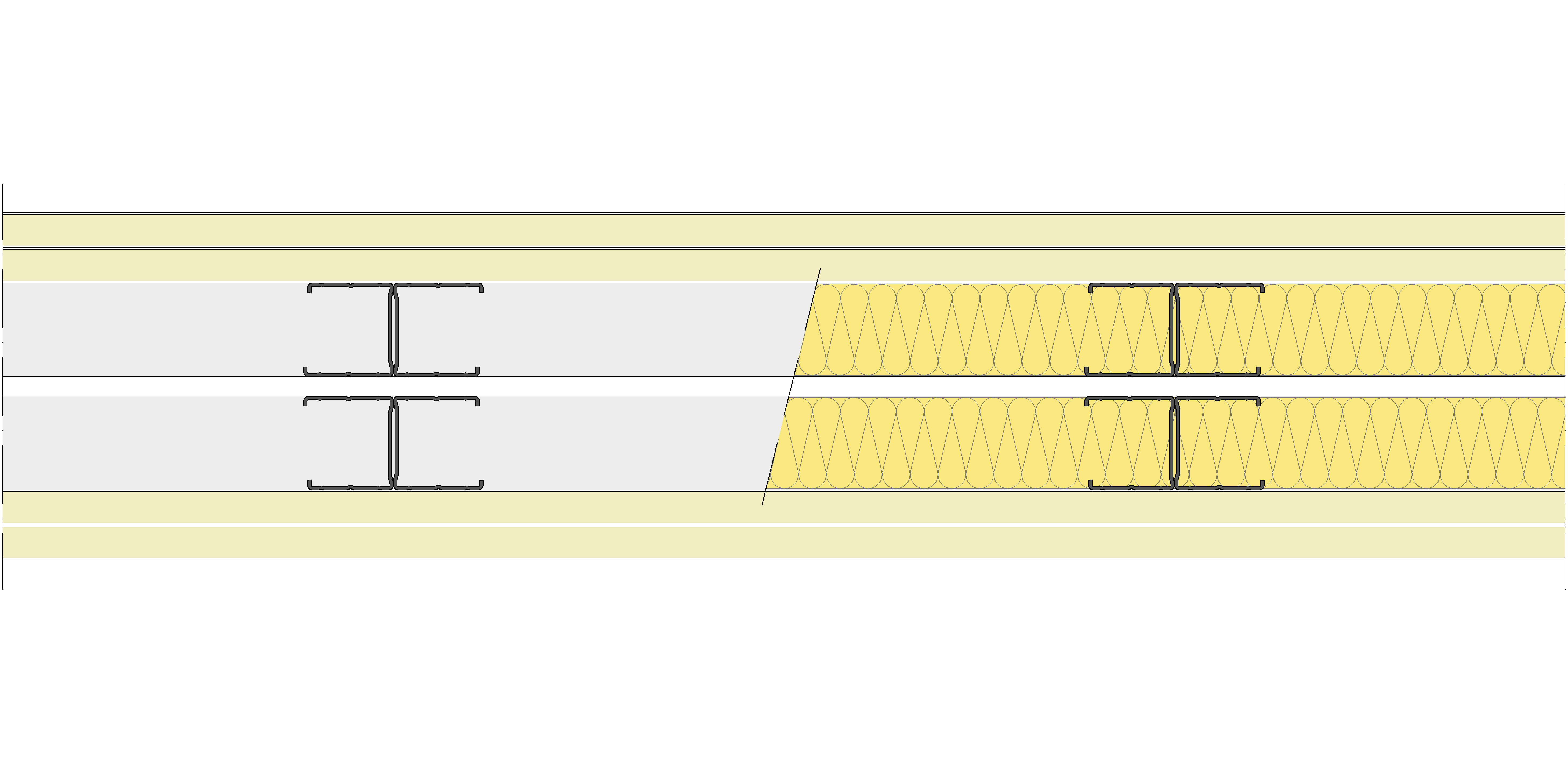 Tabique Pladur® 168/400 (48-45H+e+48-45H) 4N 2MW Libre