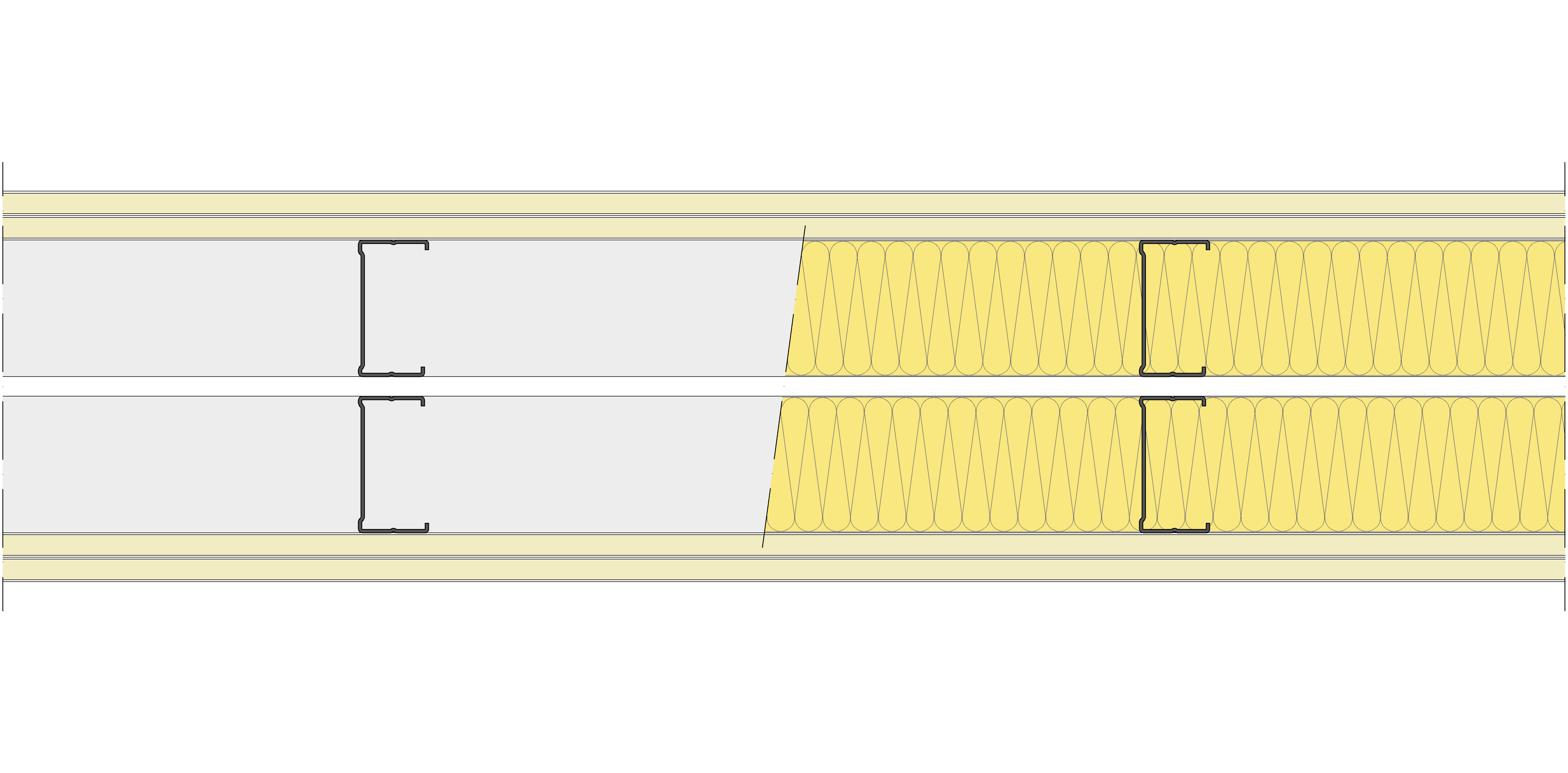 Tabique Pladur® 190/400 (70-35+e+70-35) 4N 2MW Libre