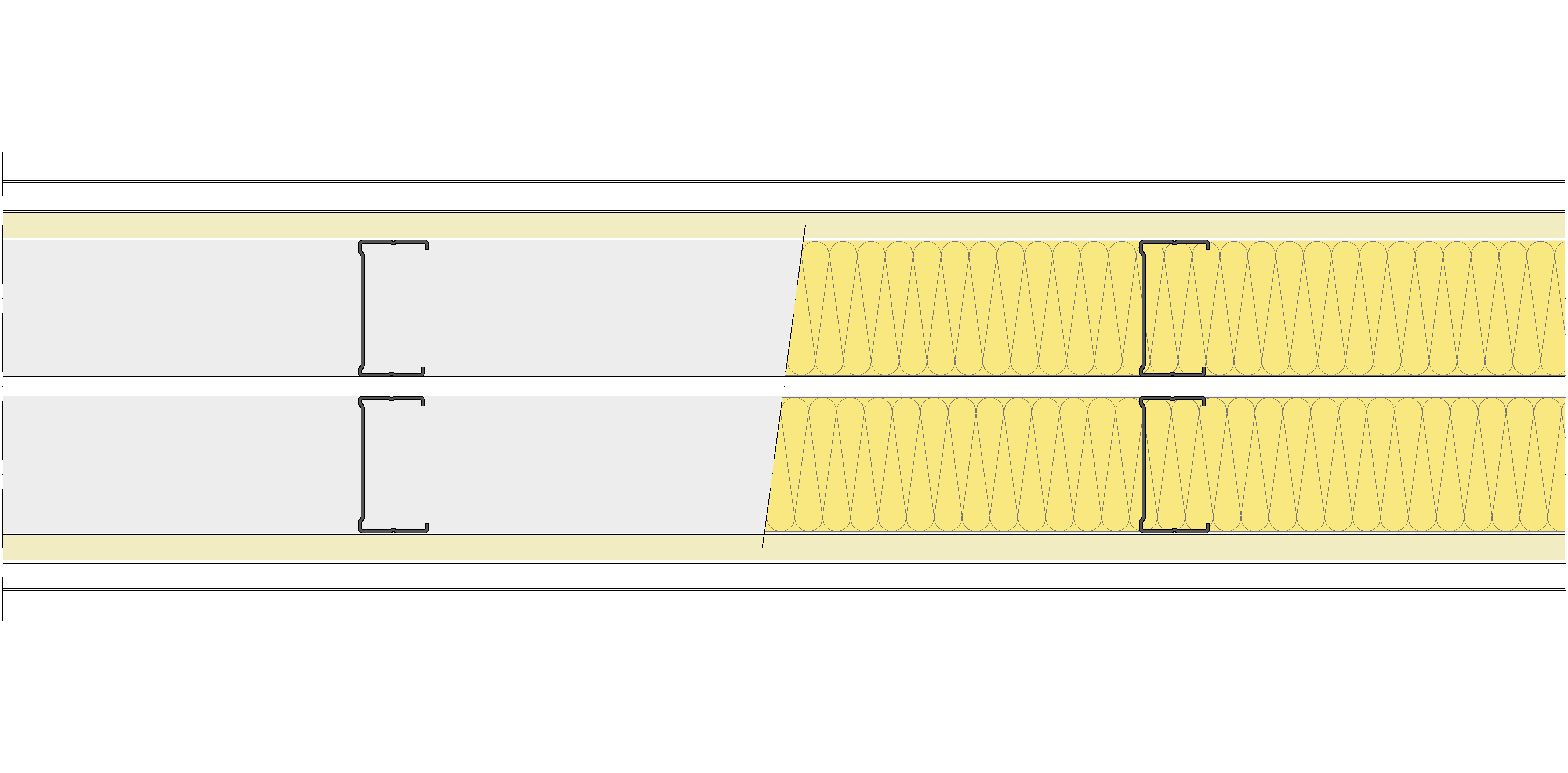 Tabique Pladur® 200/400 (70-35+e+70-35) 1N A1-2N-1N A1 2MW Libre