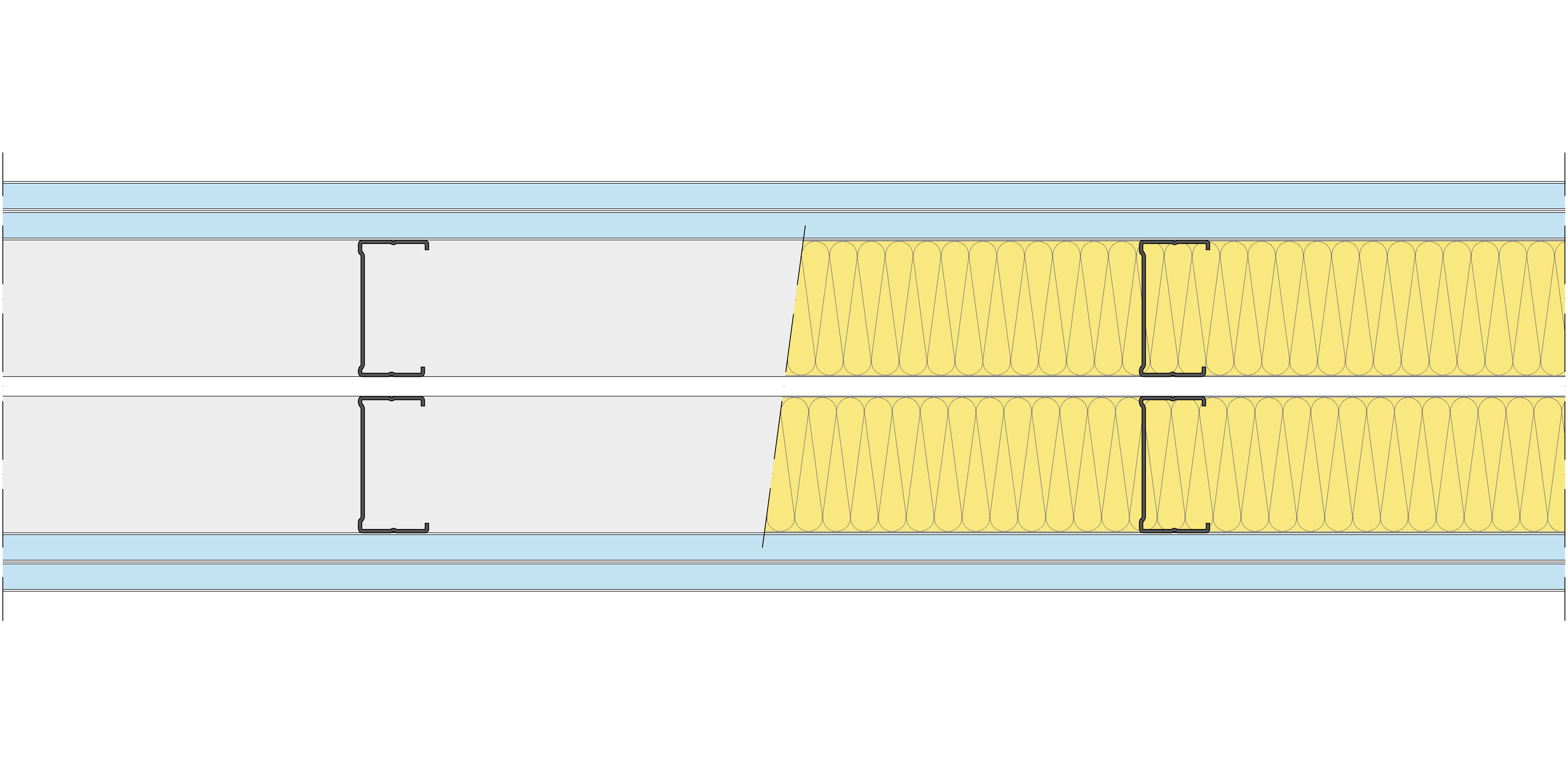 Tabique Pladur® 200/400 (70-35+e+70-35) 4OMNIA 2MW Libre