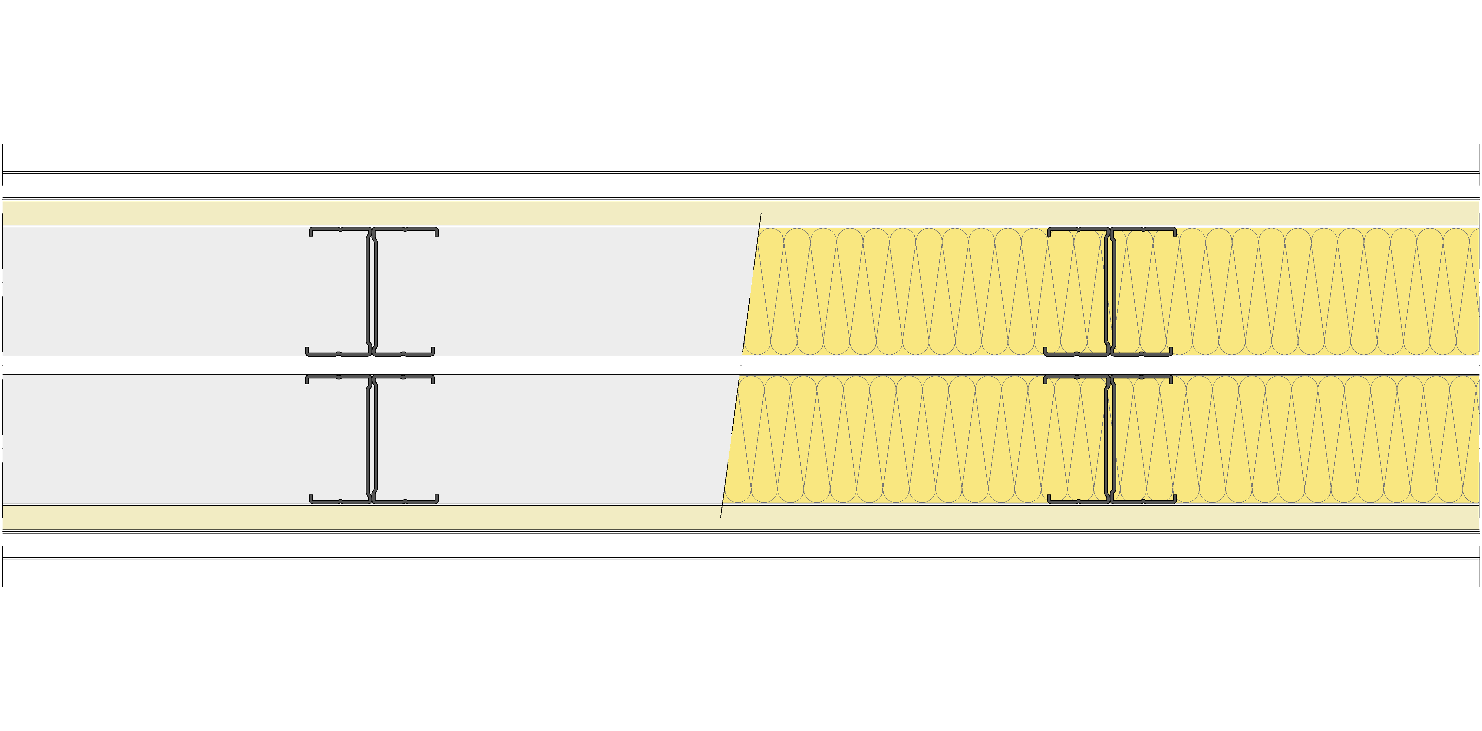 Tabique Pladur® 200/400 (70-35H+e+70-35H) 1N A1-2N-1N A1 2MW Libre