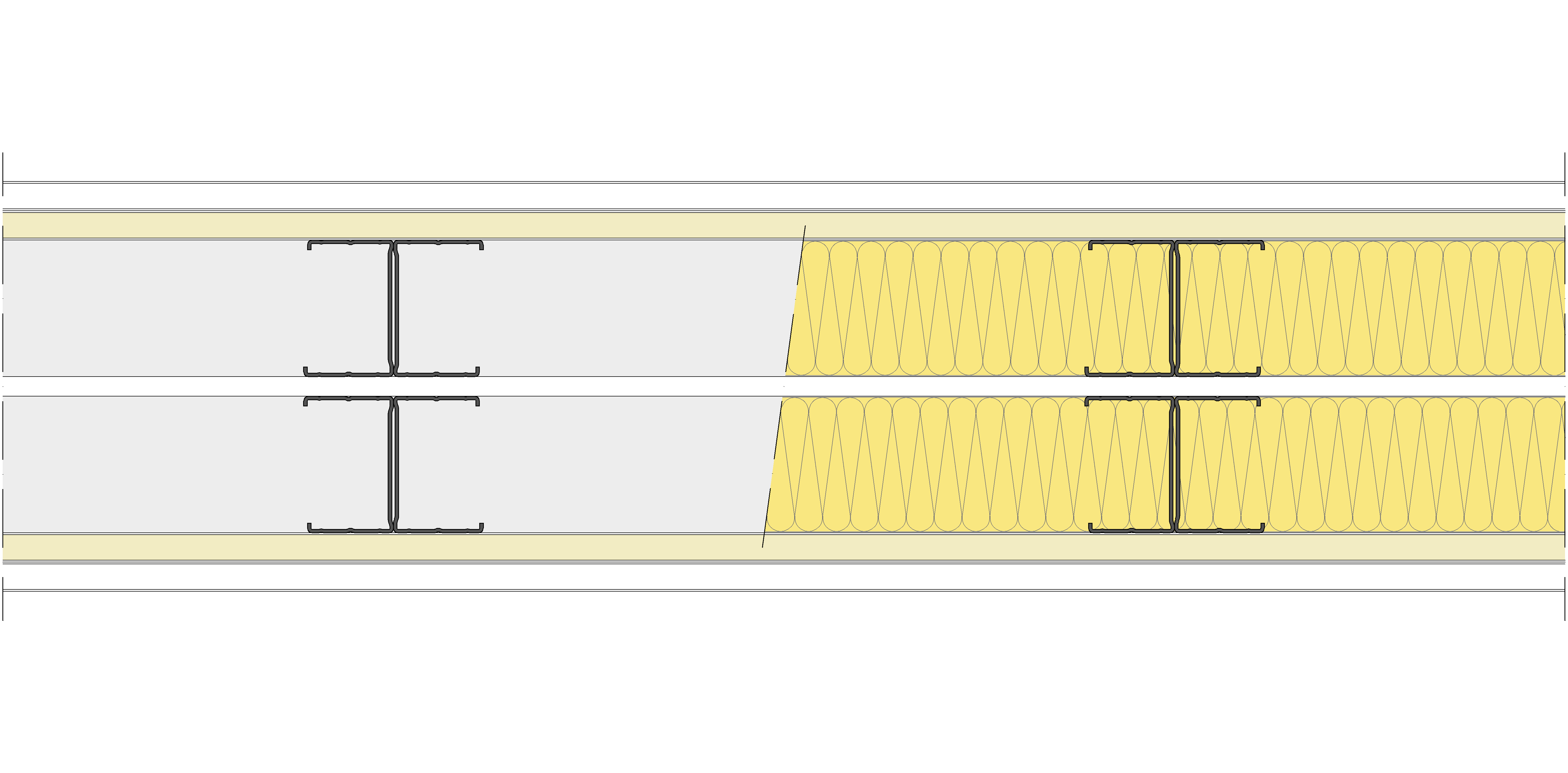 Tabique Pladur® 200/400 (70-45H+e+70-45H) 1N A1-2N-1N A1 2MW Libre