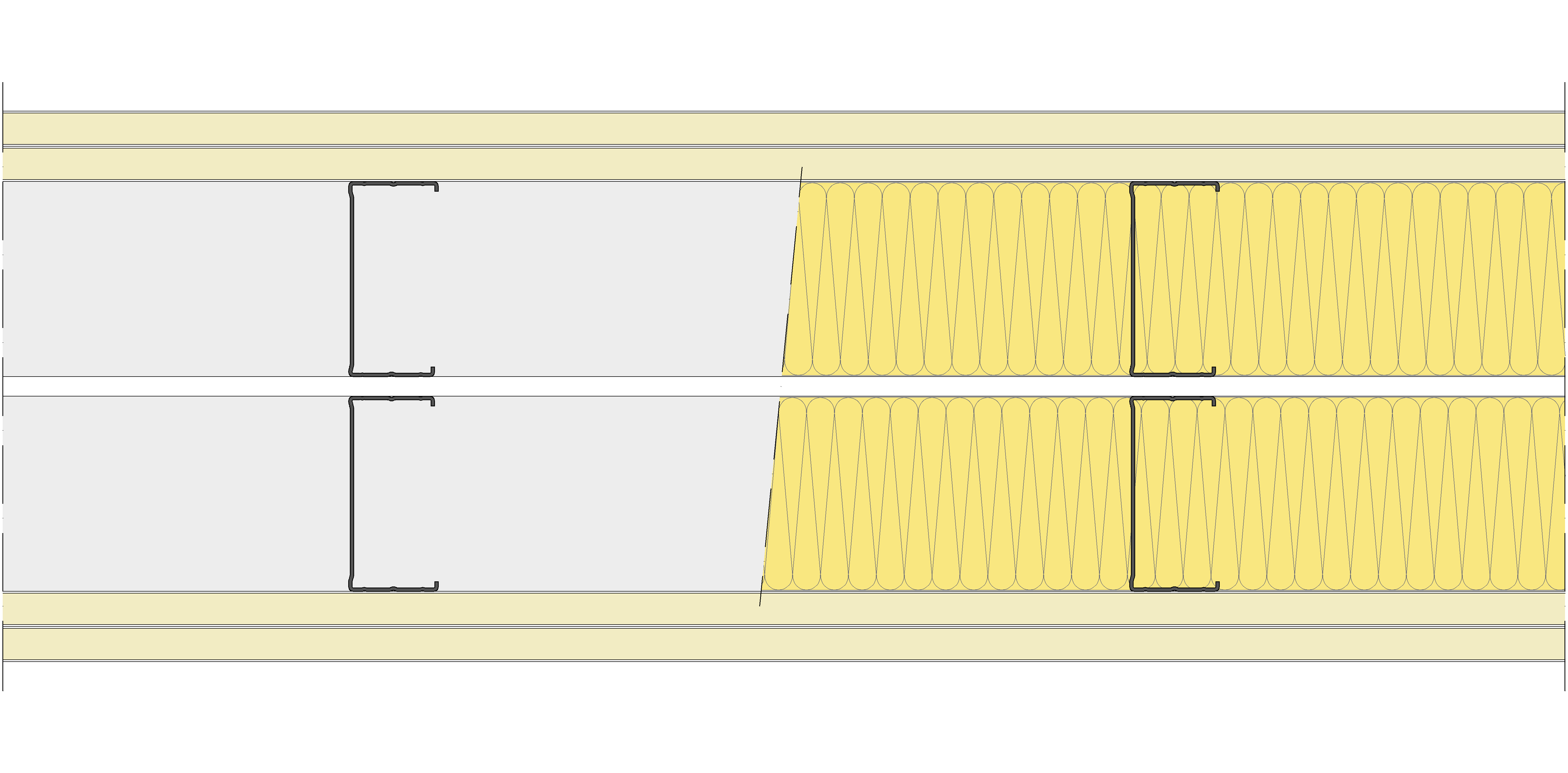 Tabique Pladur® 272/400 (100-45+e+100-45) 4N 2MW Libre