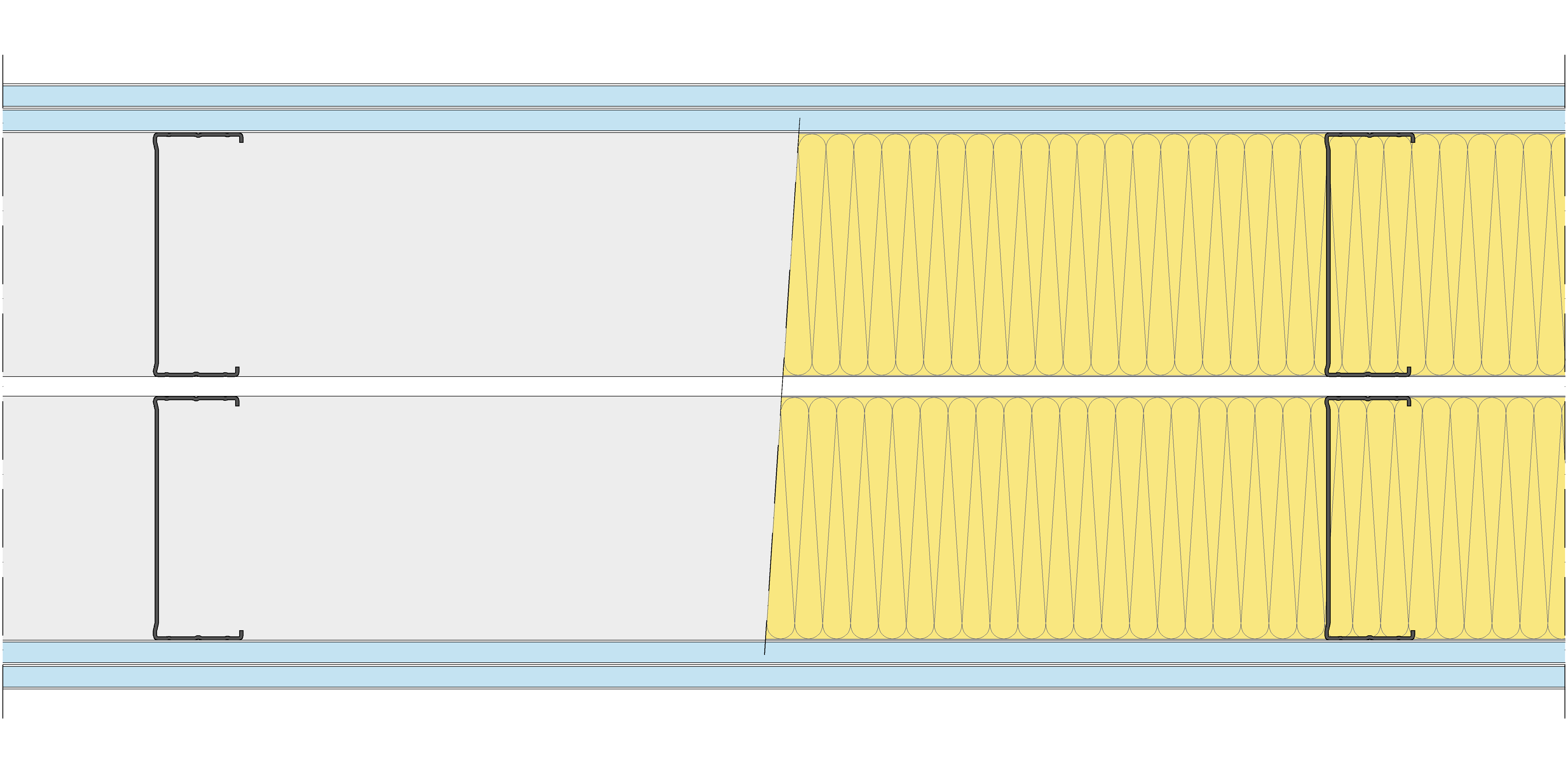 Tabique Pladur® 300/600 (125-45+e+125-45) 4OMNIA 2MW Libre