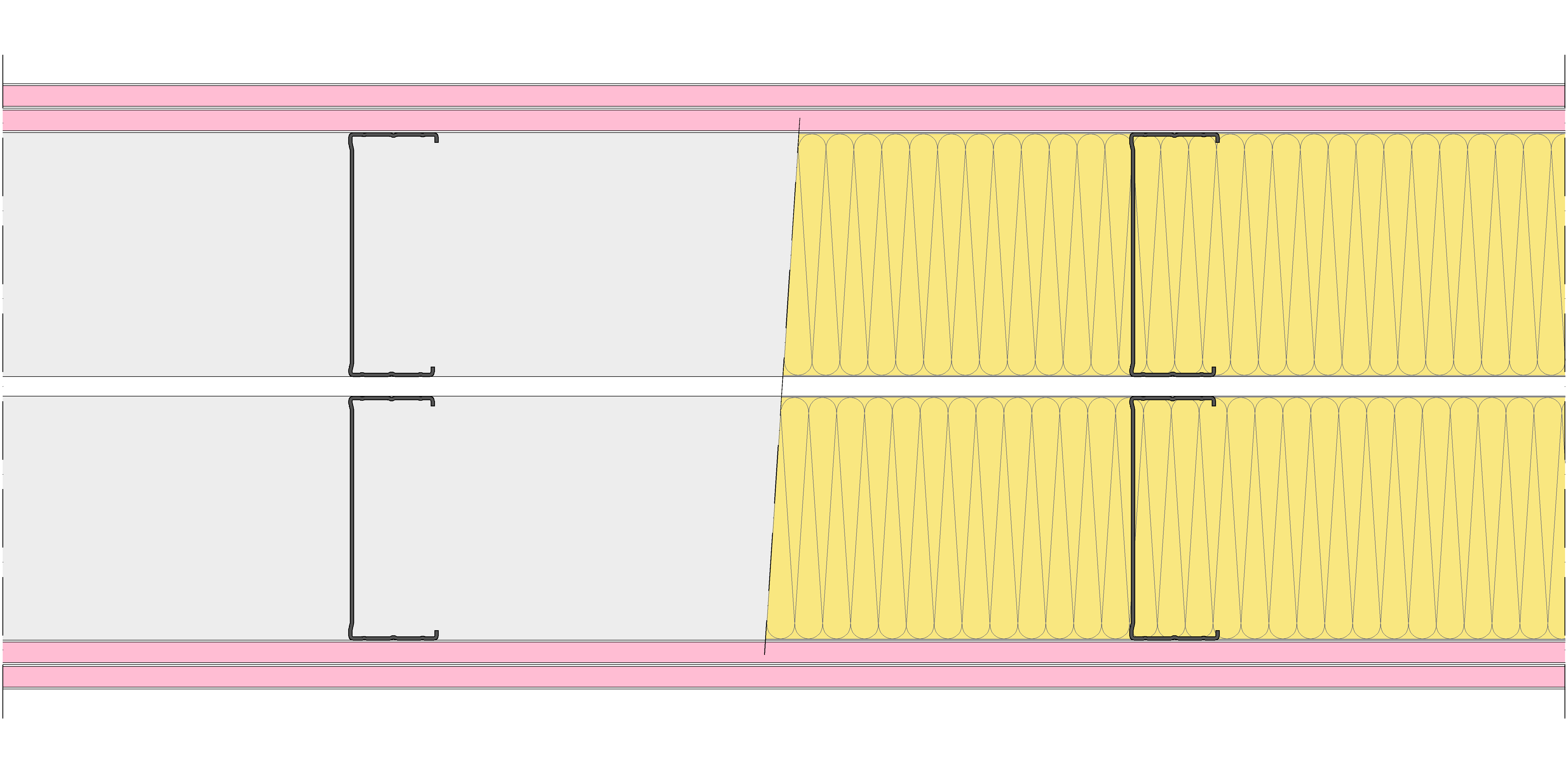 Tabique Pladur® 300/400 (125-45+e+125-45) 4F 2MW Libre