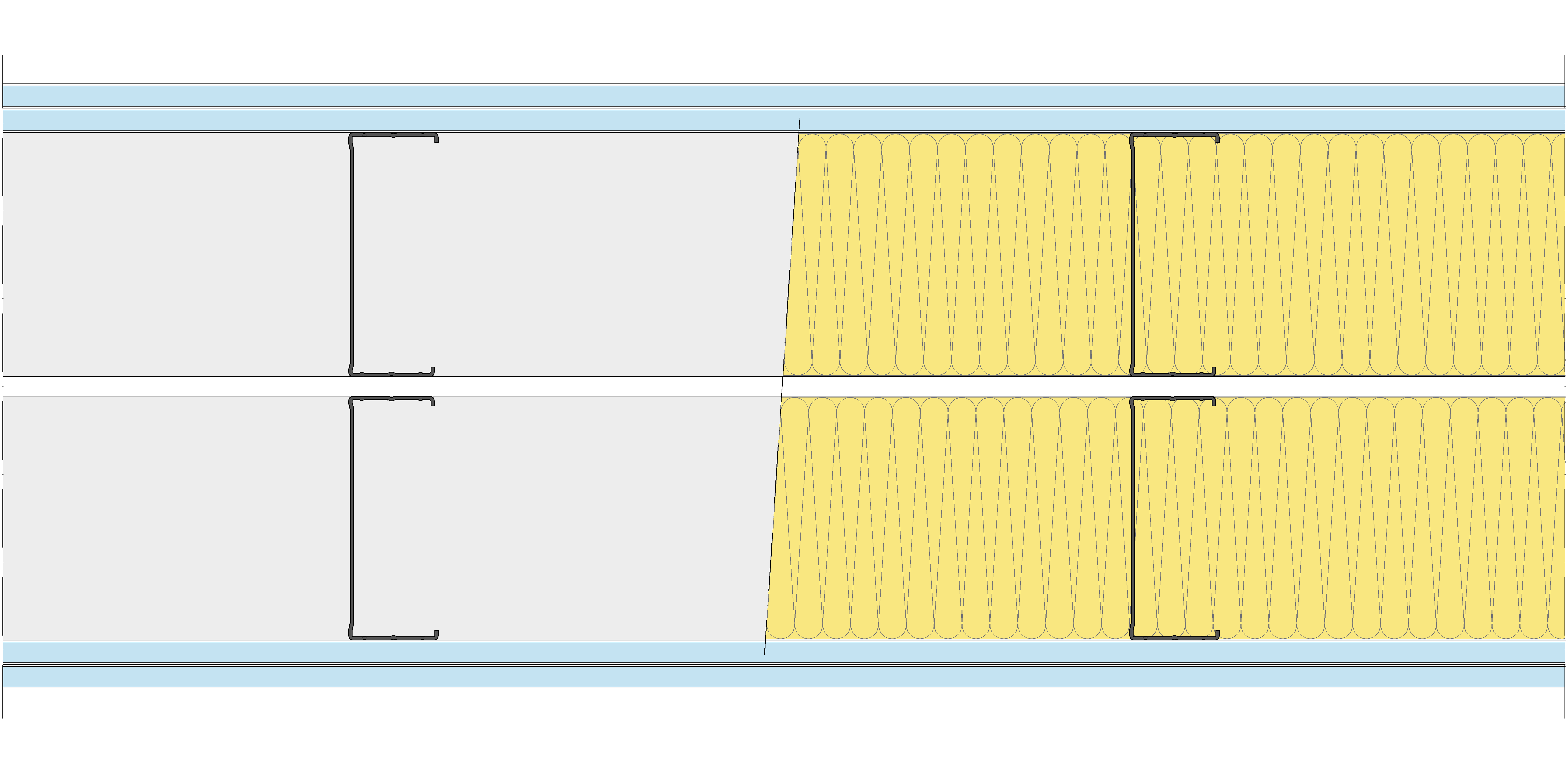Tabique Pladur® 300/400 (125-45+e+125-45) 4OMNIA 2MW Libre