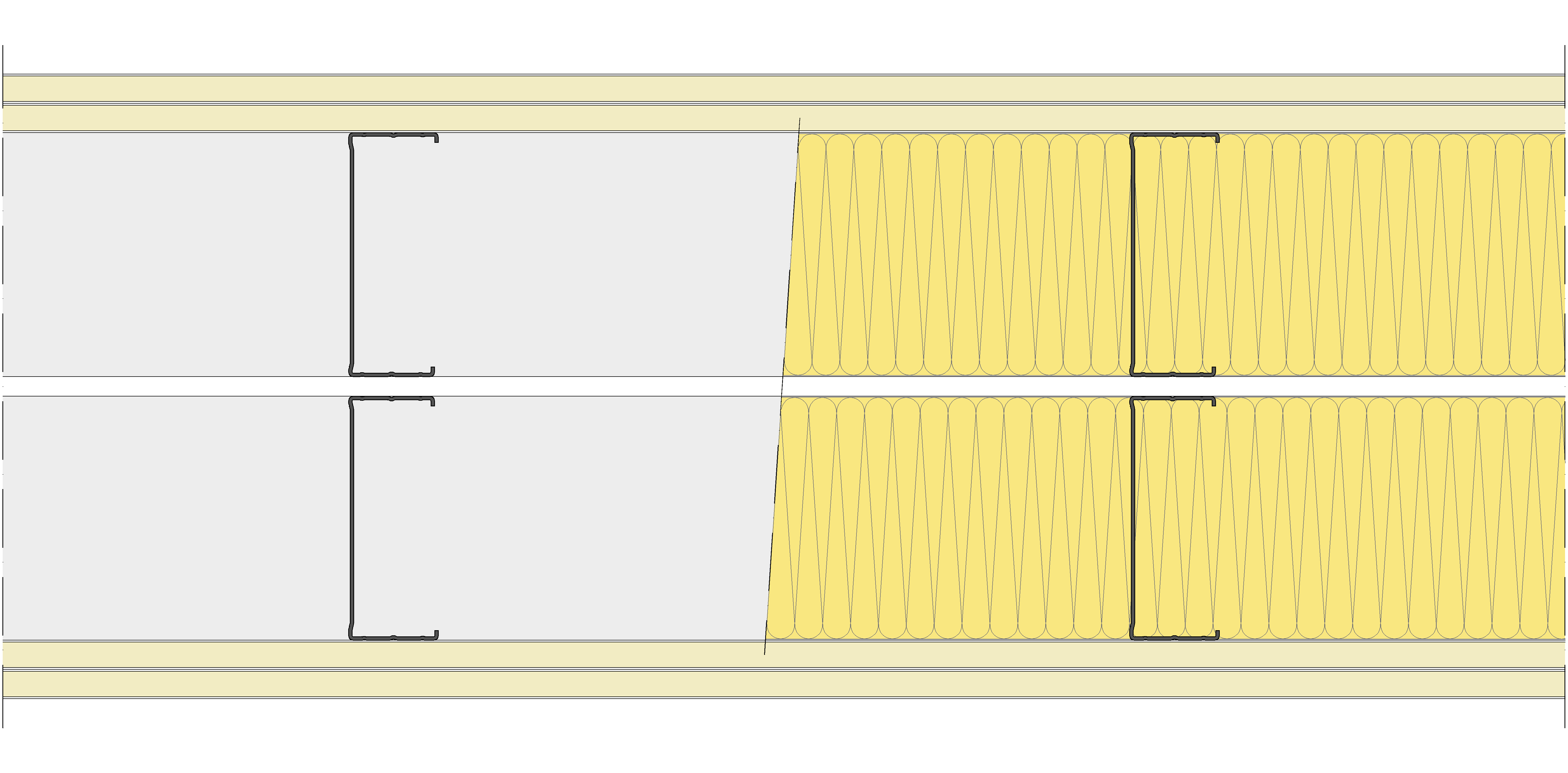Tabique Pladur® 310/400 (125-45+e+125-45) 4N 2MW Libre