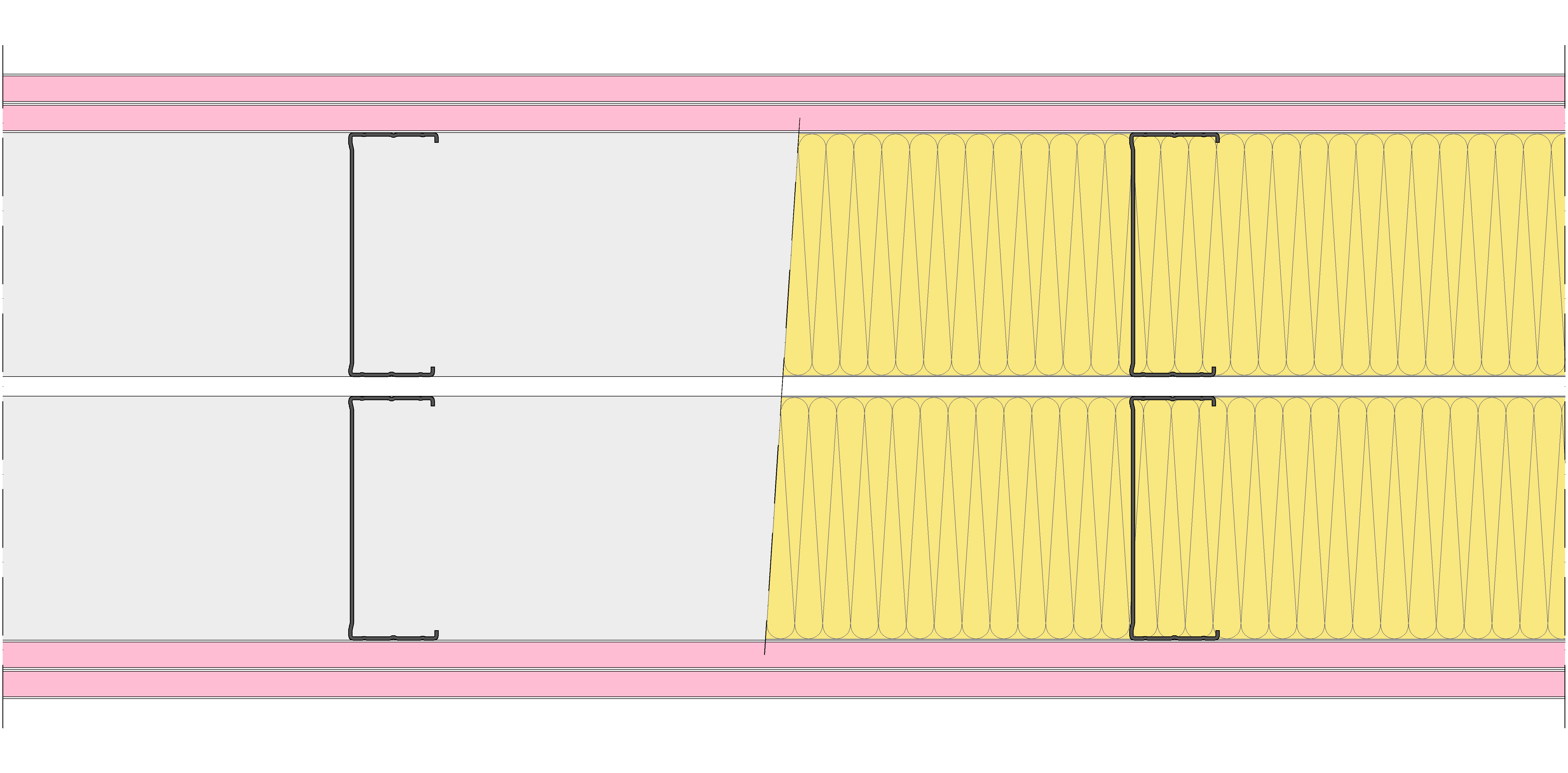 Tabique Pladur® 310/400 (125-45+e+125-45) 4F 2MW Libre