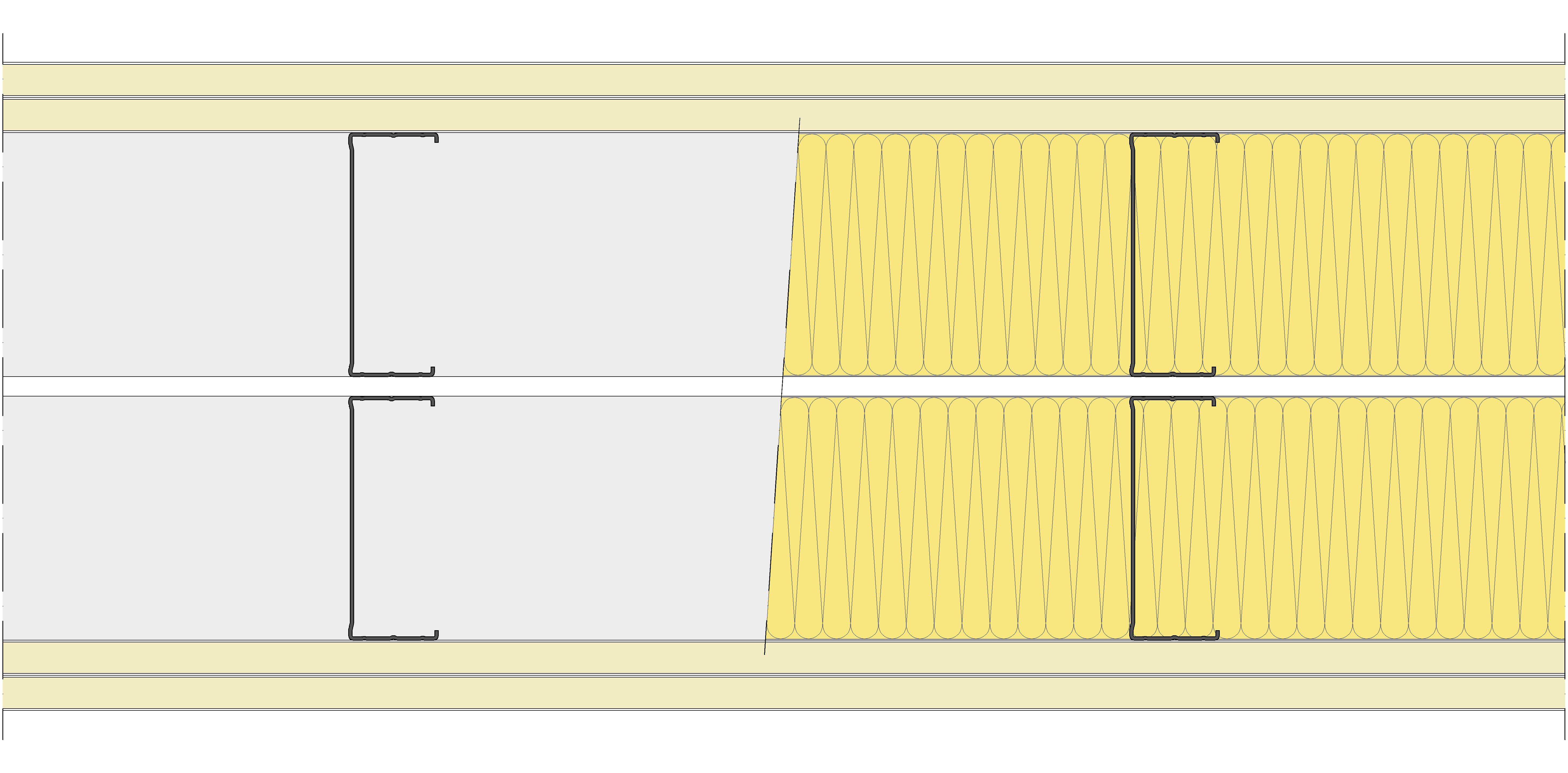 Tabique Pladur® 322/400 (125-45+e+125-45) 4N 2MW Libre