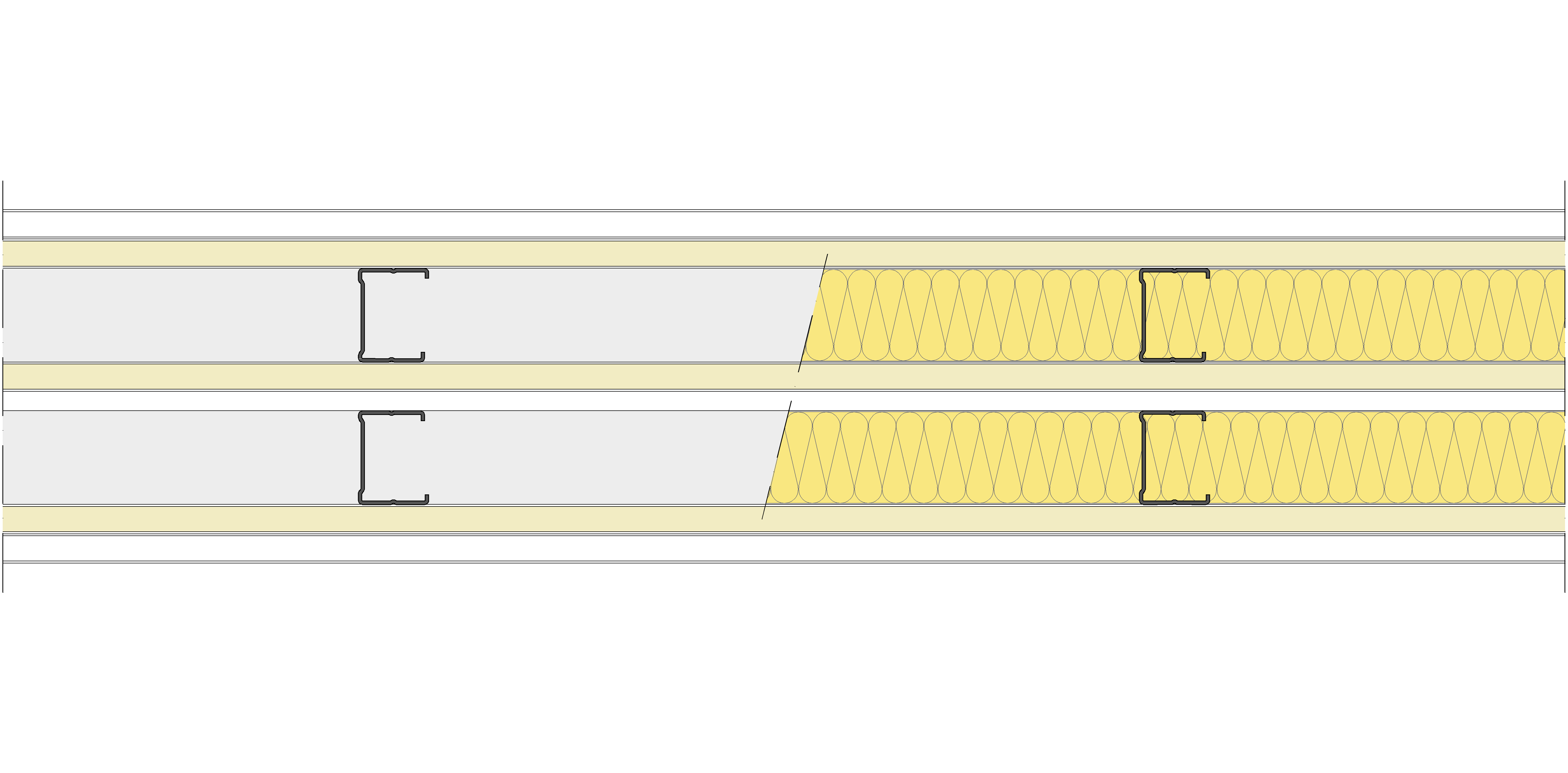 Tabique Pladur® 171/400 (48-35+15+e+48-35) 1N A1-3N-1N A1 2MW Libre