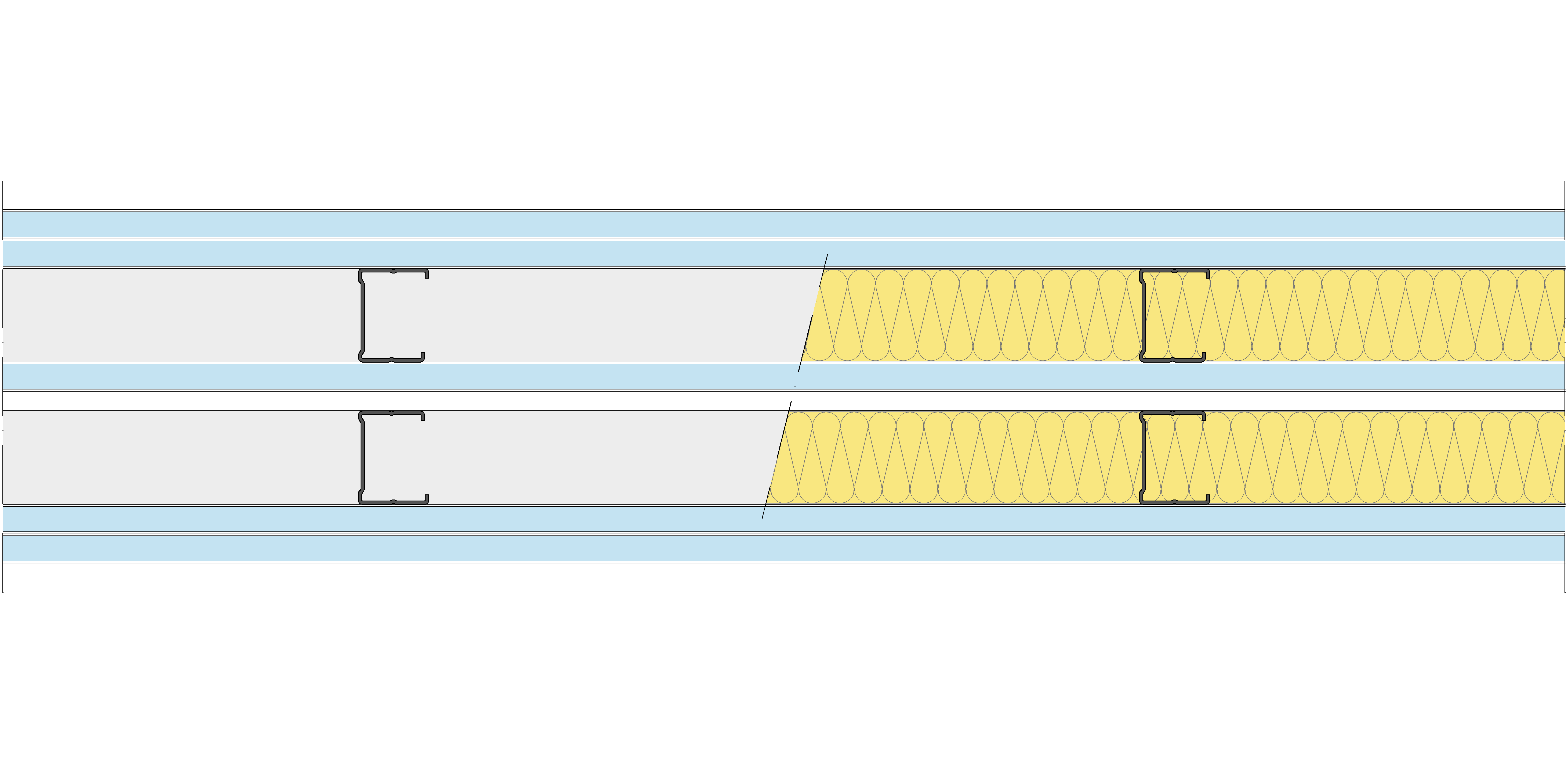 Tabique Pladur® 171/400 (48-35+15+e+48-35) 5OMNIA 2MW Libre