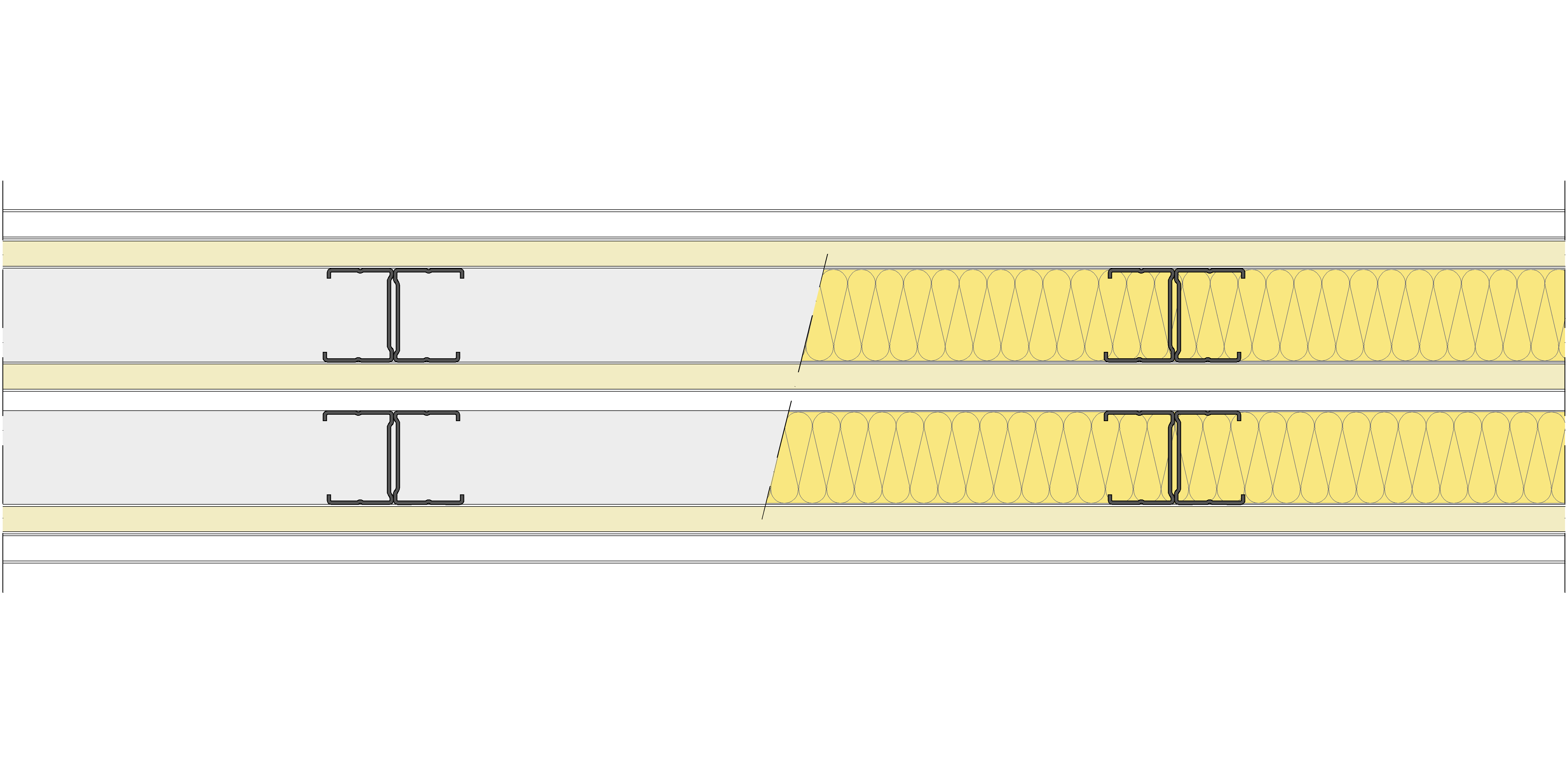 Tabique Pladur® 171/400 (48-35H+15+e+48-35H) 1N A1-3N-1N A1 2MW Libre