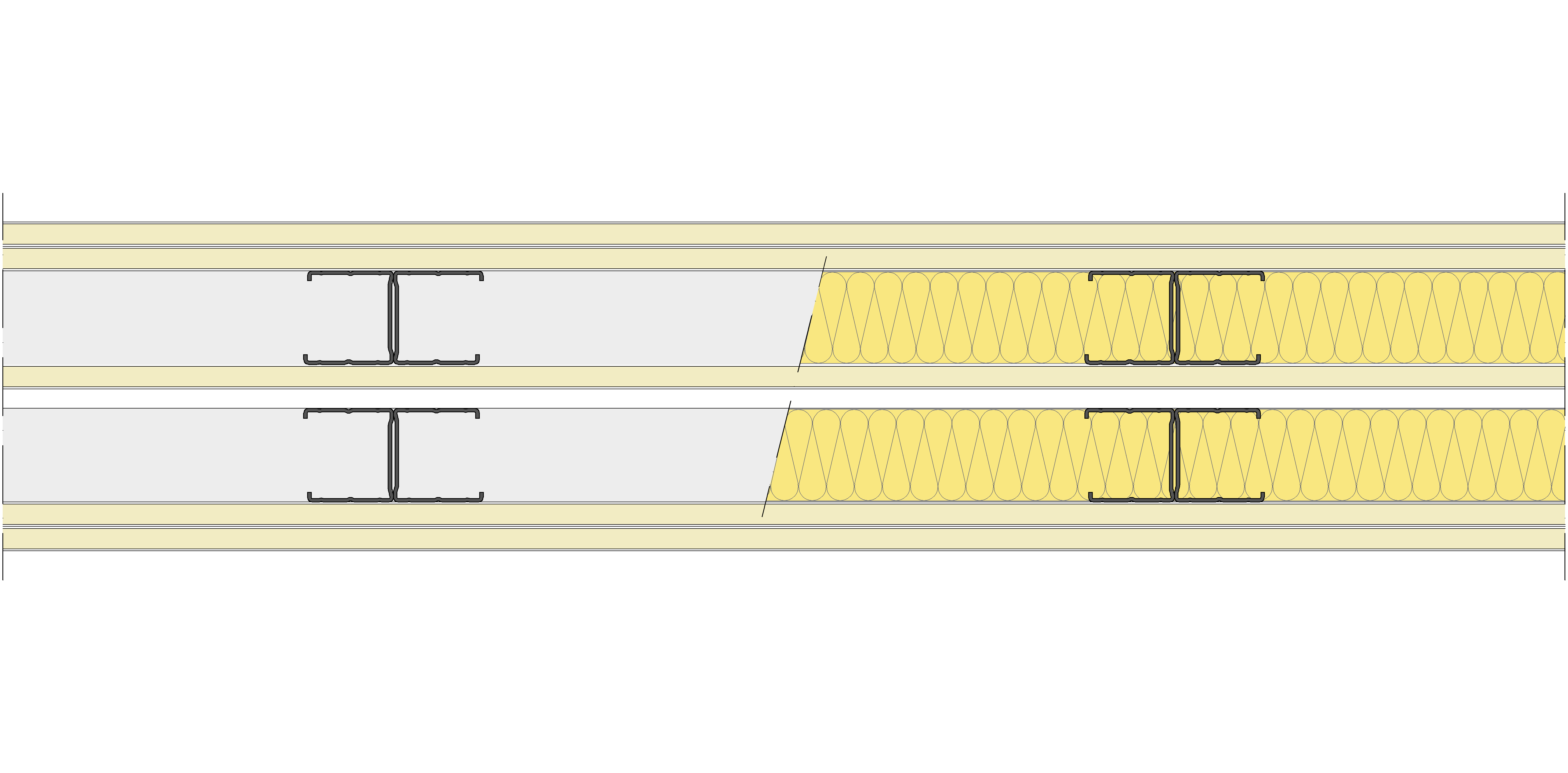 Tabique Pladur® 158,5/400 (48-45H+12,5+e+48-45H) 5N 2MW Libre