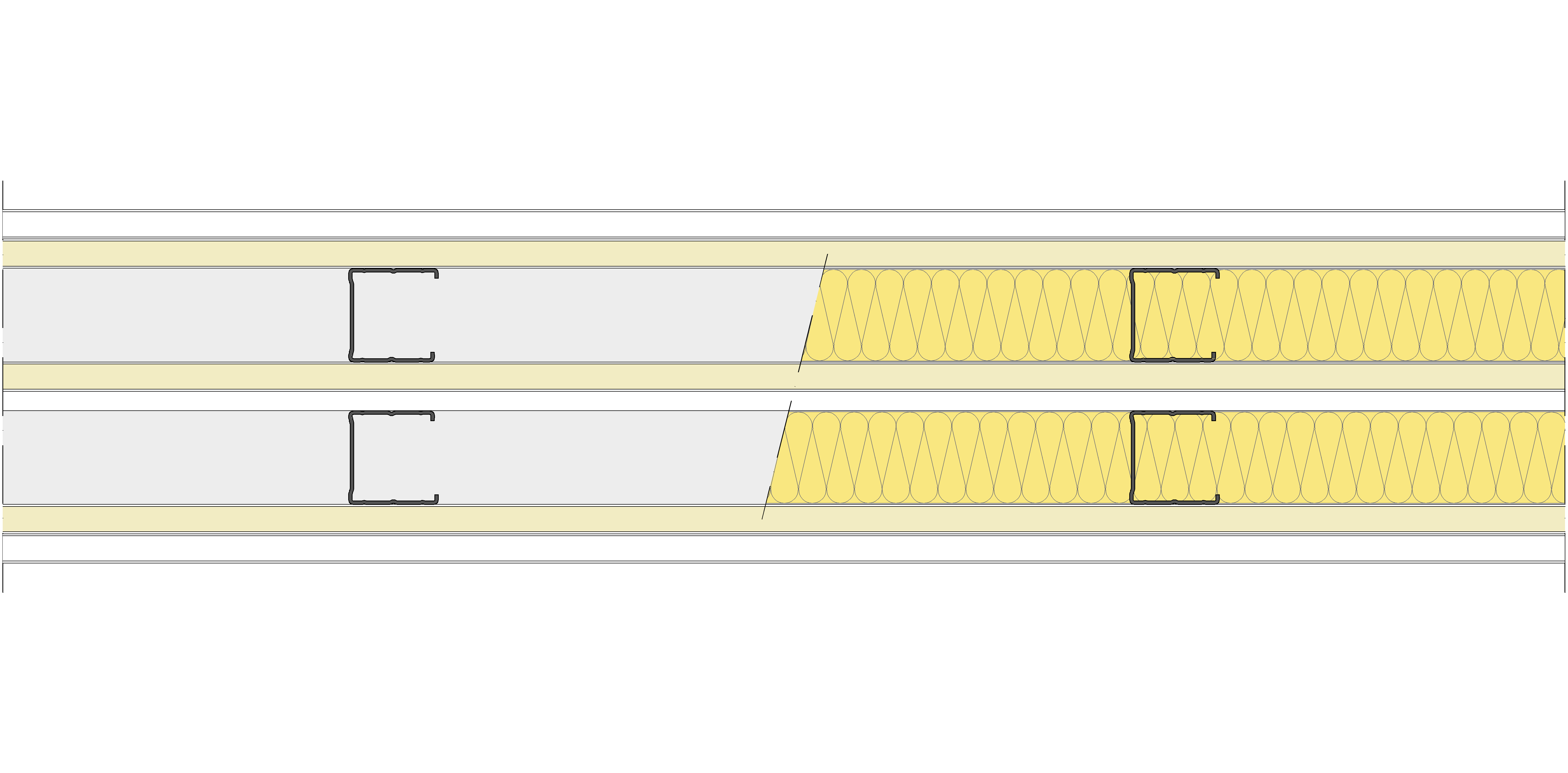 Tabique Pladur® 171/400 (48-45+15+e+48-45) 1N A1-3N-1N A1 2MW Libre