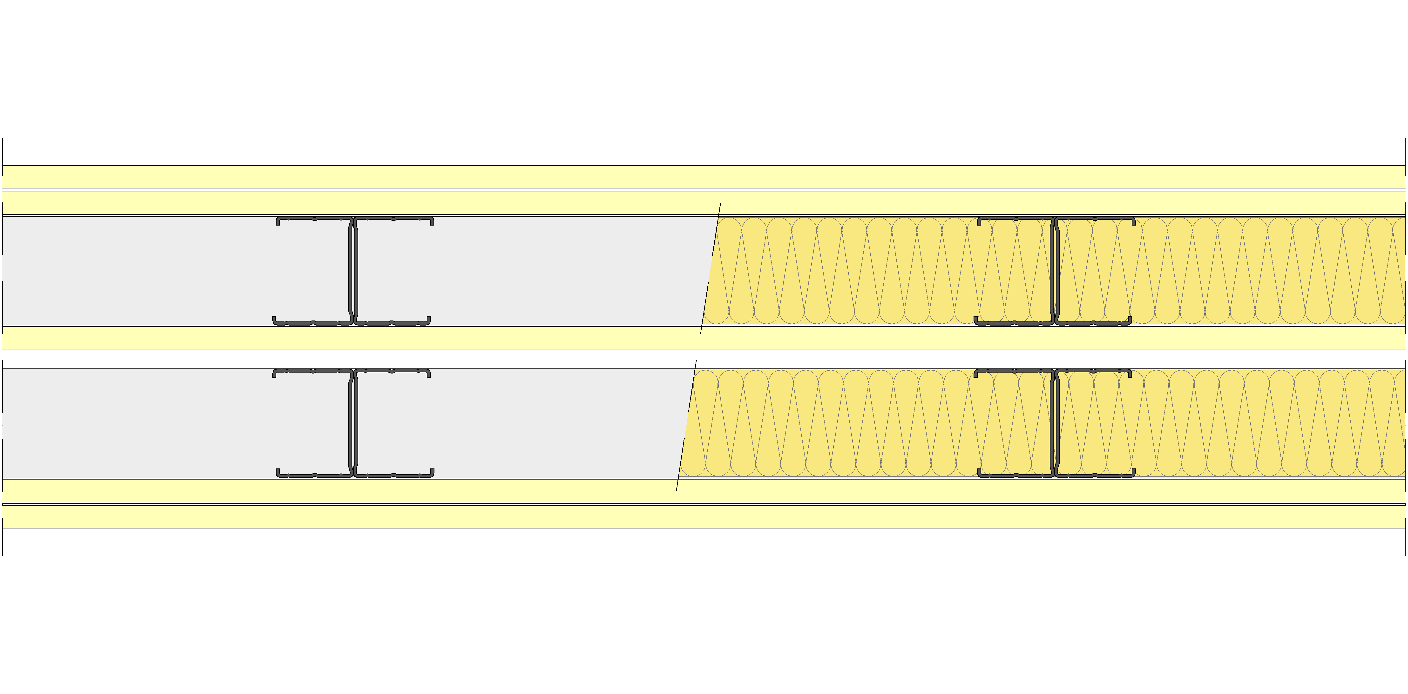Tabique Pladur® 199/400 (62-45H+15+e+62-45H) 5I 2MW Libre