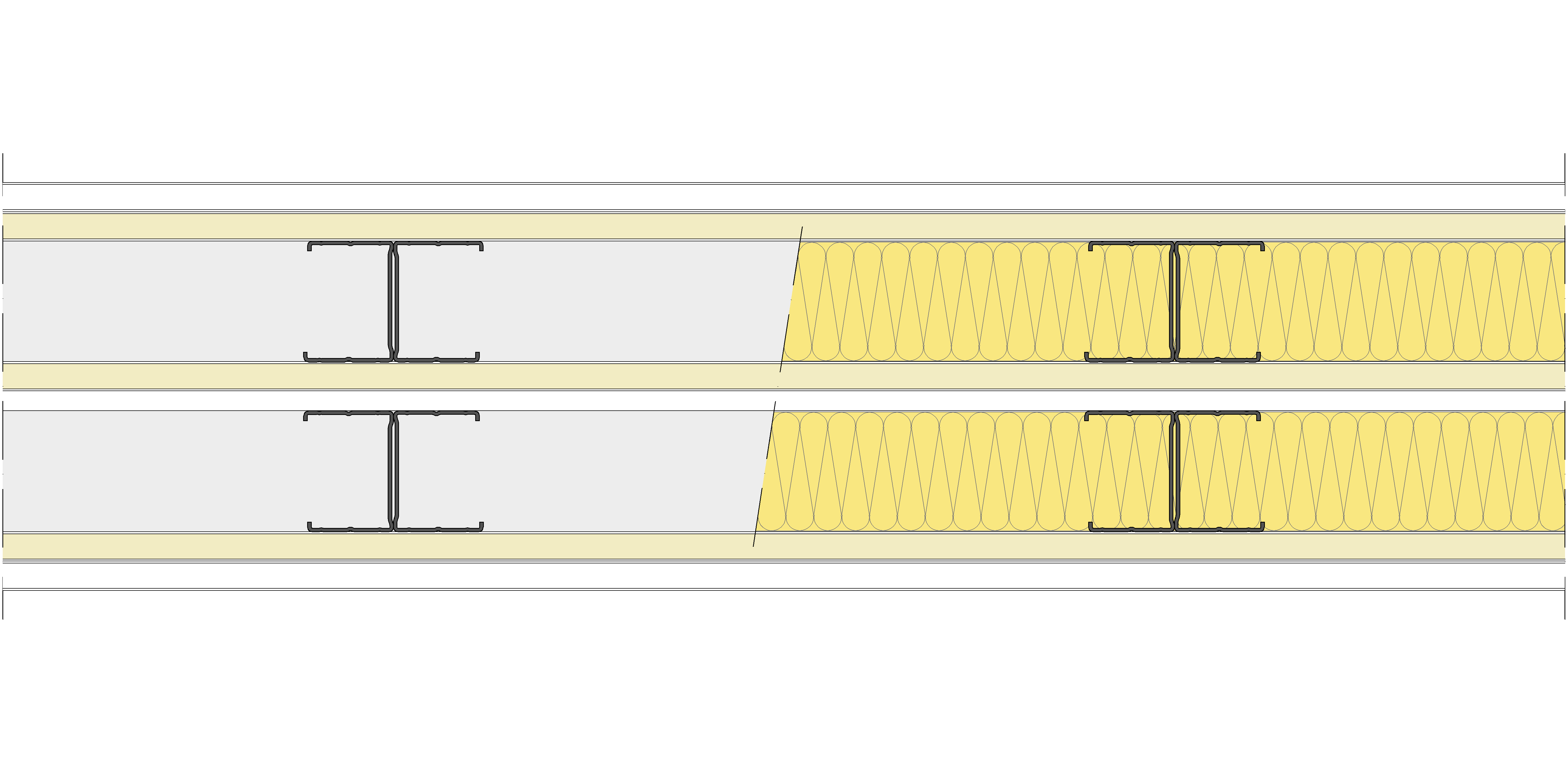 Tabique Pladur® 199/400 (62-45H+15+e+62-45H) 1N A1-3N-1N A1 2MW Libre