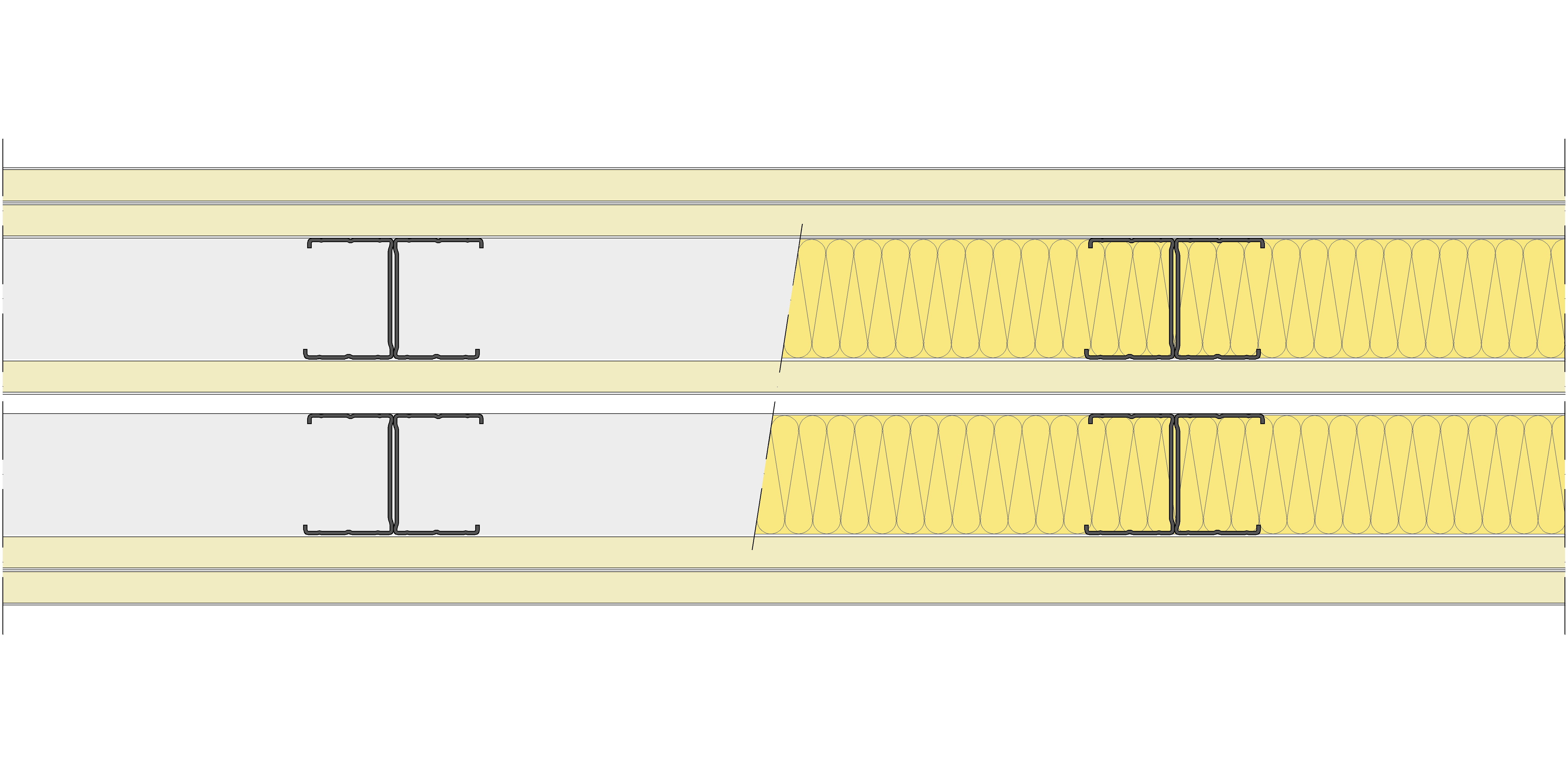 Tabique Pladur® 214/400 (62-45H+18+e+62-45H) 5N 2MW Libre