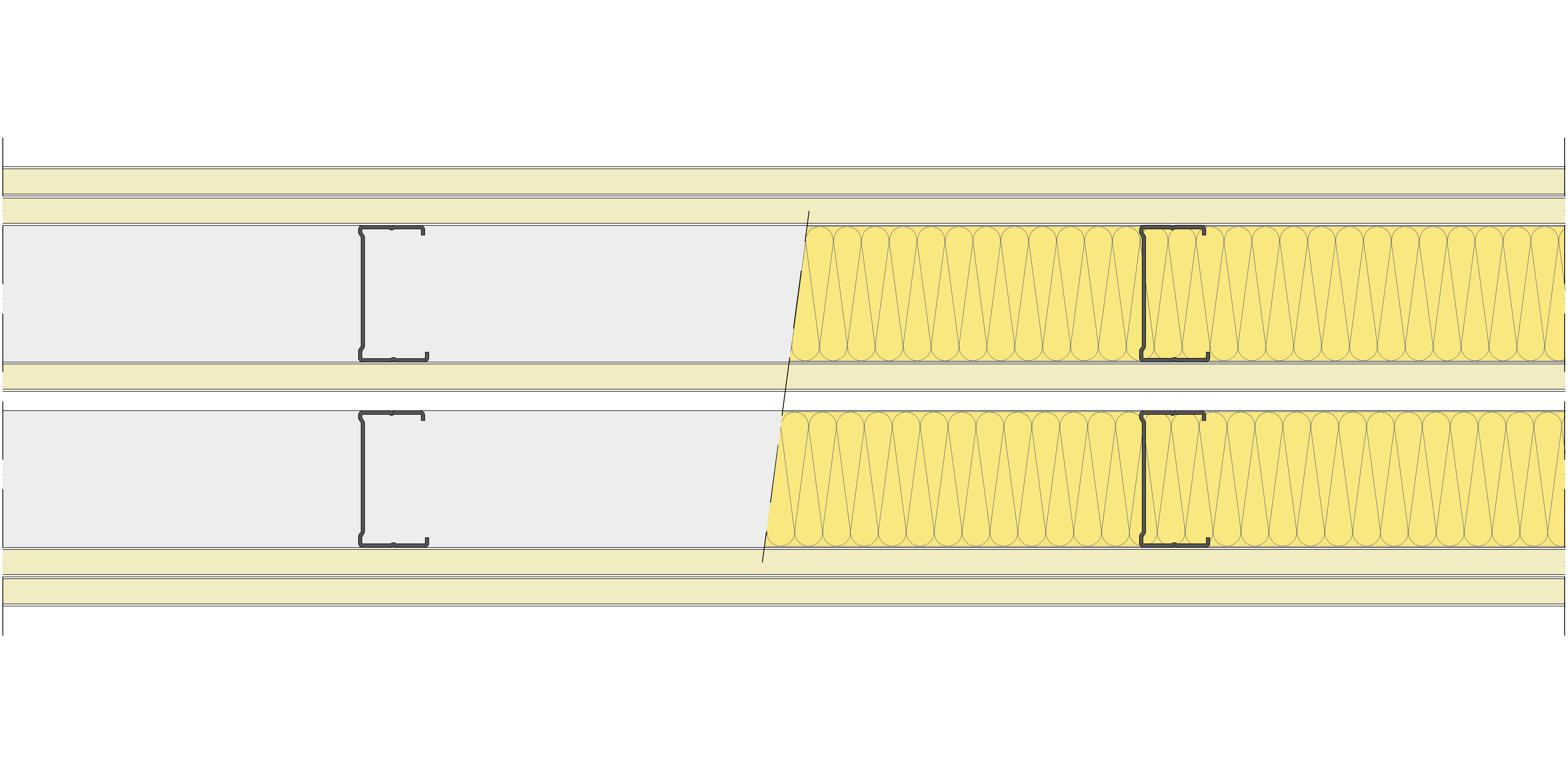 Tabique Pladur® 215/400 (70-35+15+e+70-35) 5N 2MW Libre