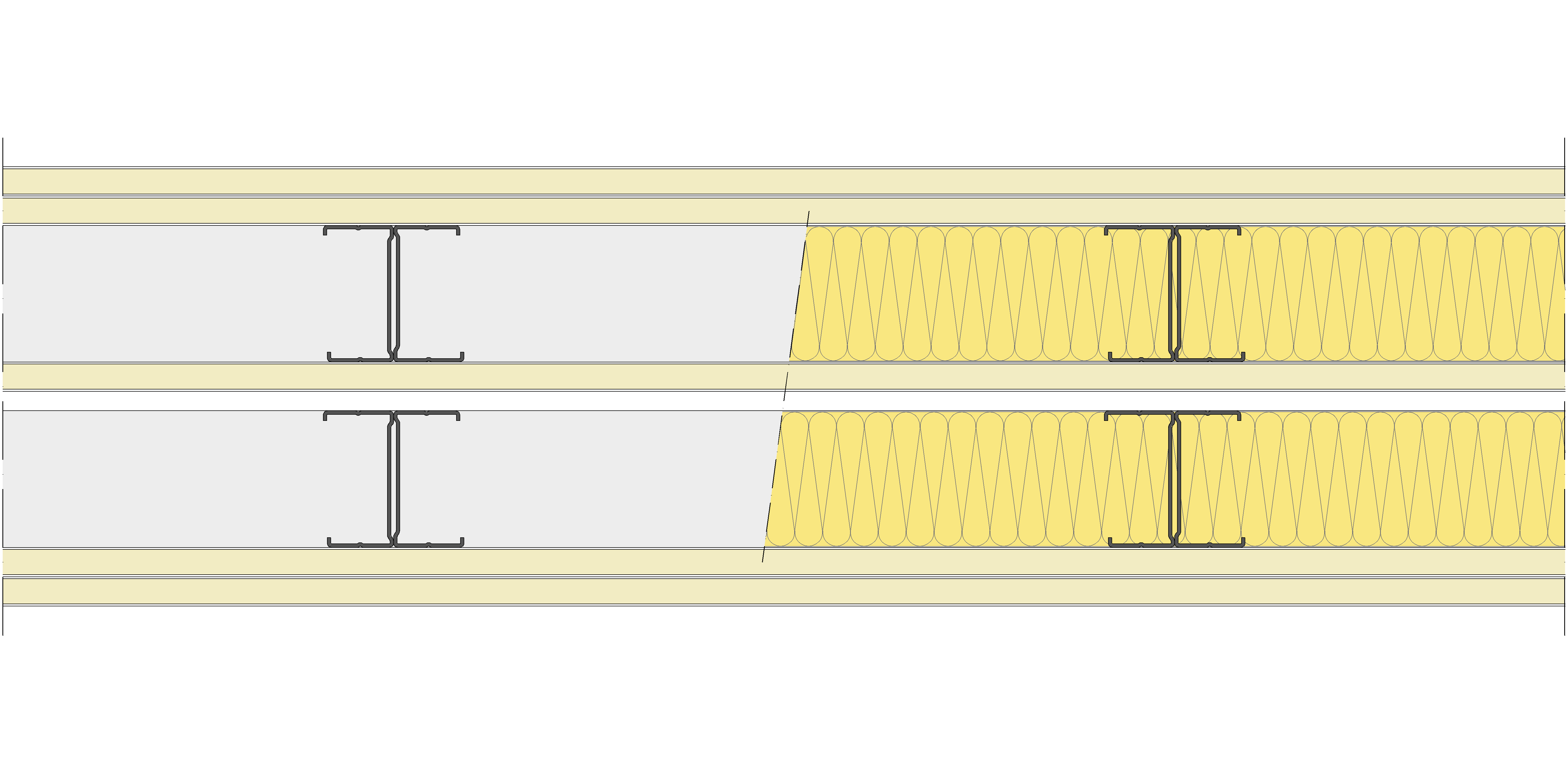 Tabique Pladur® 215/400 (70-35H+15+e+70-35H) 5N 2MW Libre