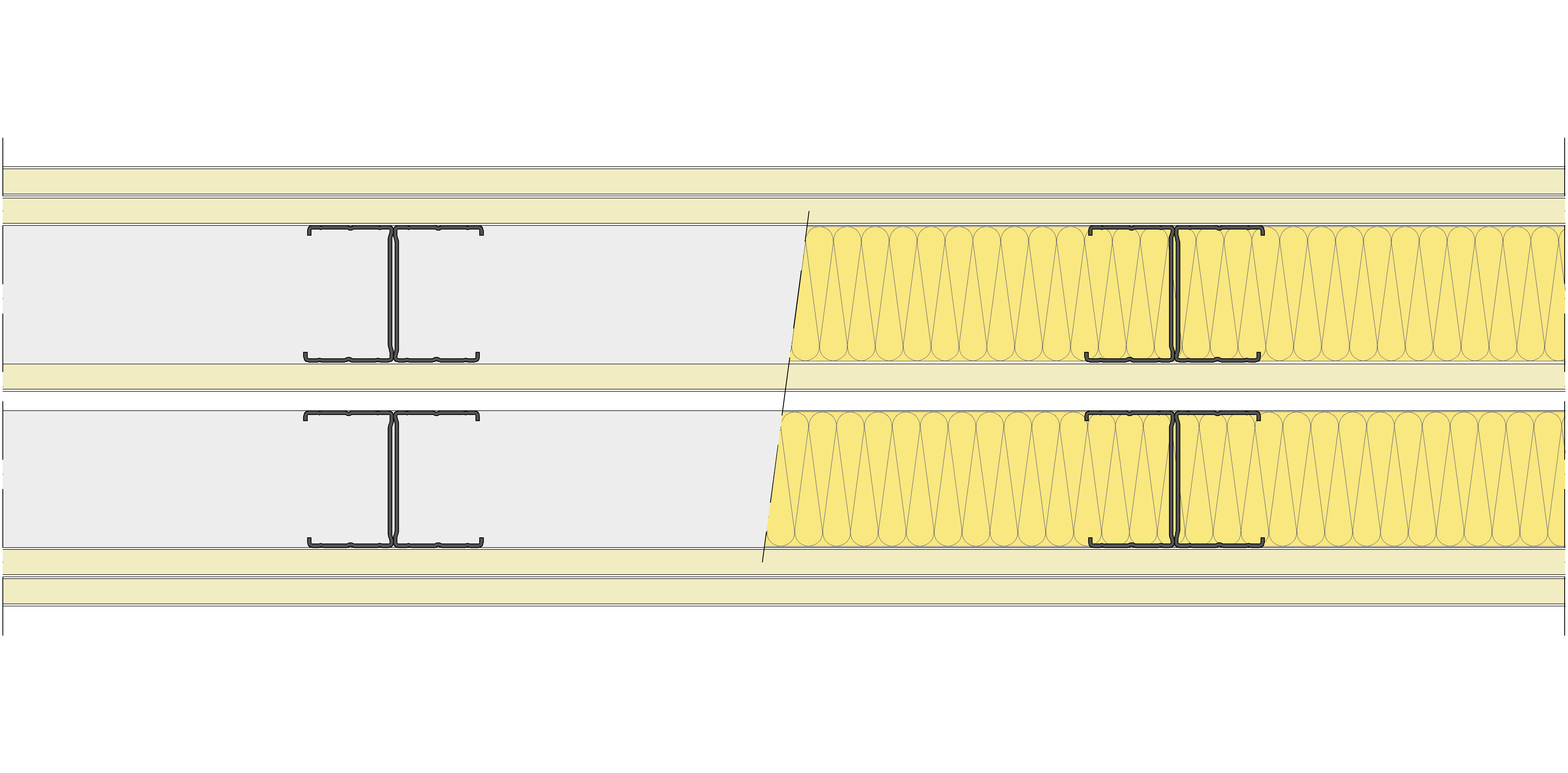 Tabique Pladur® 215/400 (70-45H+15+e+70-45H) 5N 2MW Libre