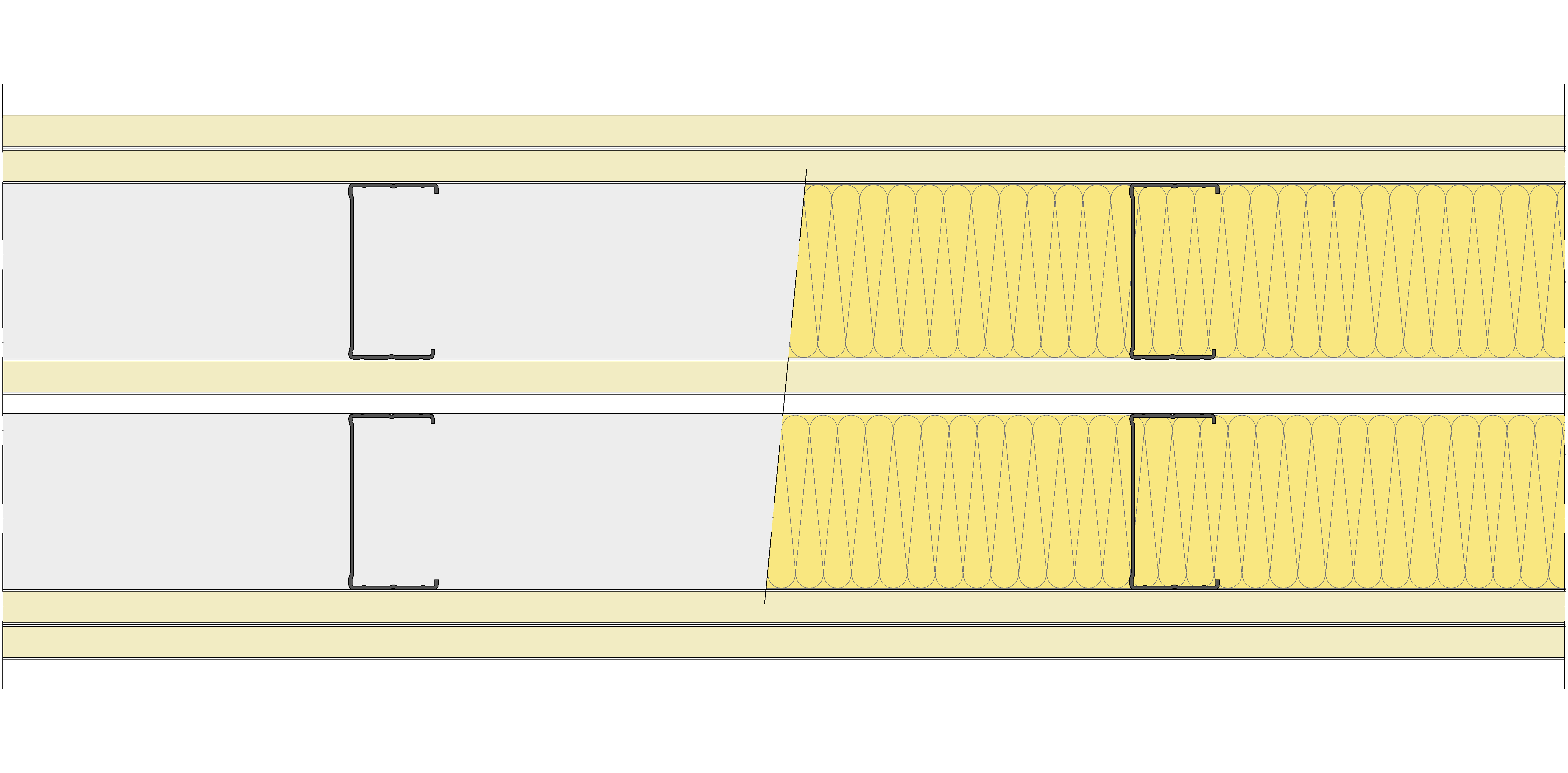 Tabique Pladur® 270/400 (90-45+18+e+90-45) 5N 2MW Libre