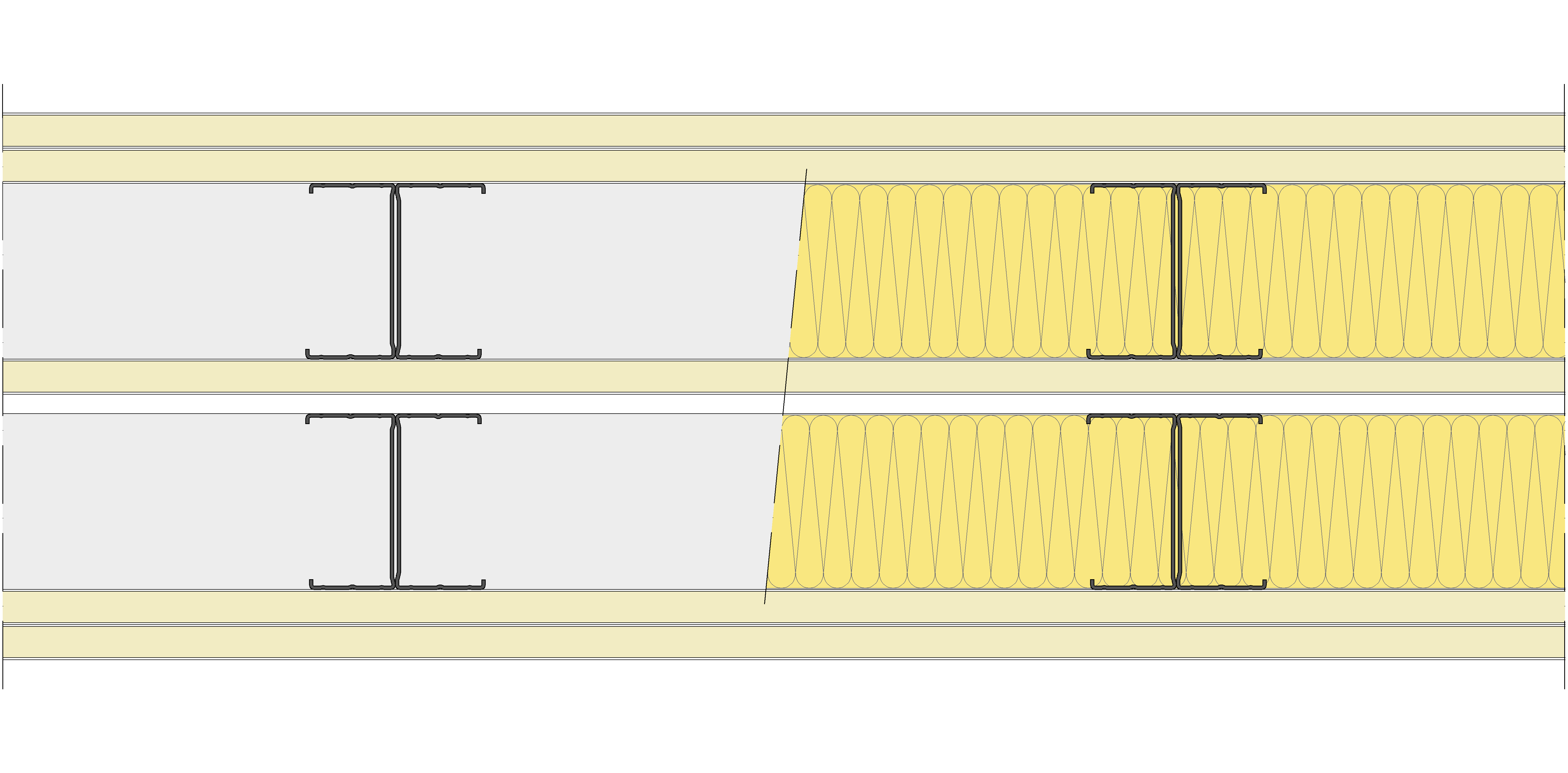 Tabique Pladur® 270/400 (90-45H+18+e+90-45H) 5N 2MW Libre