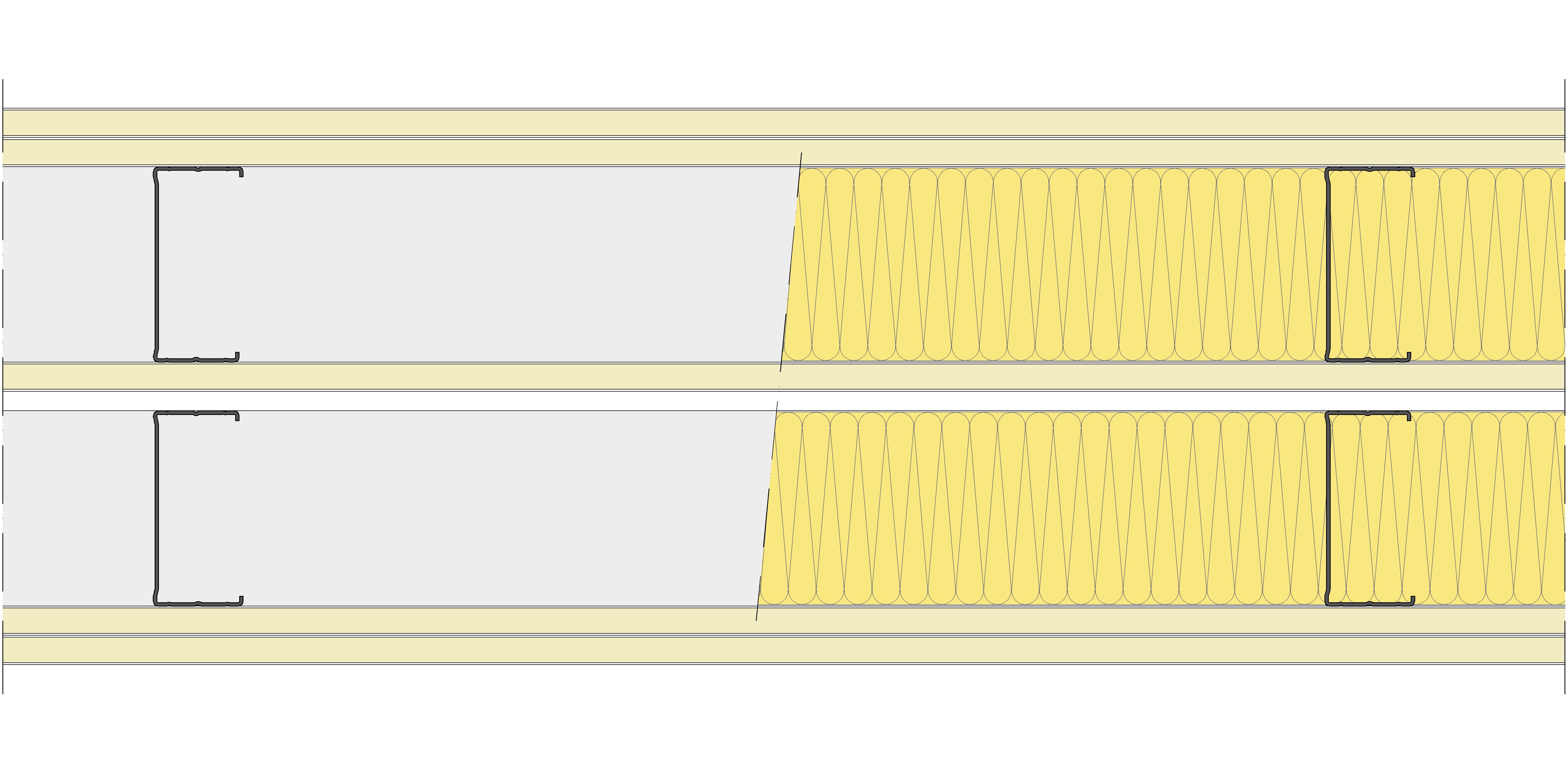Tabique Pladur® 275/600 (100-45+15+e+100-45) 5N 2MW Libre
