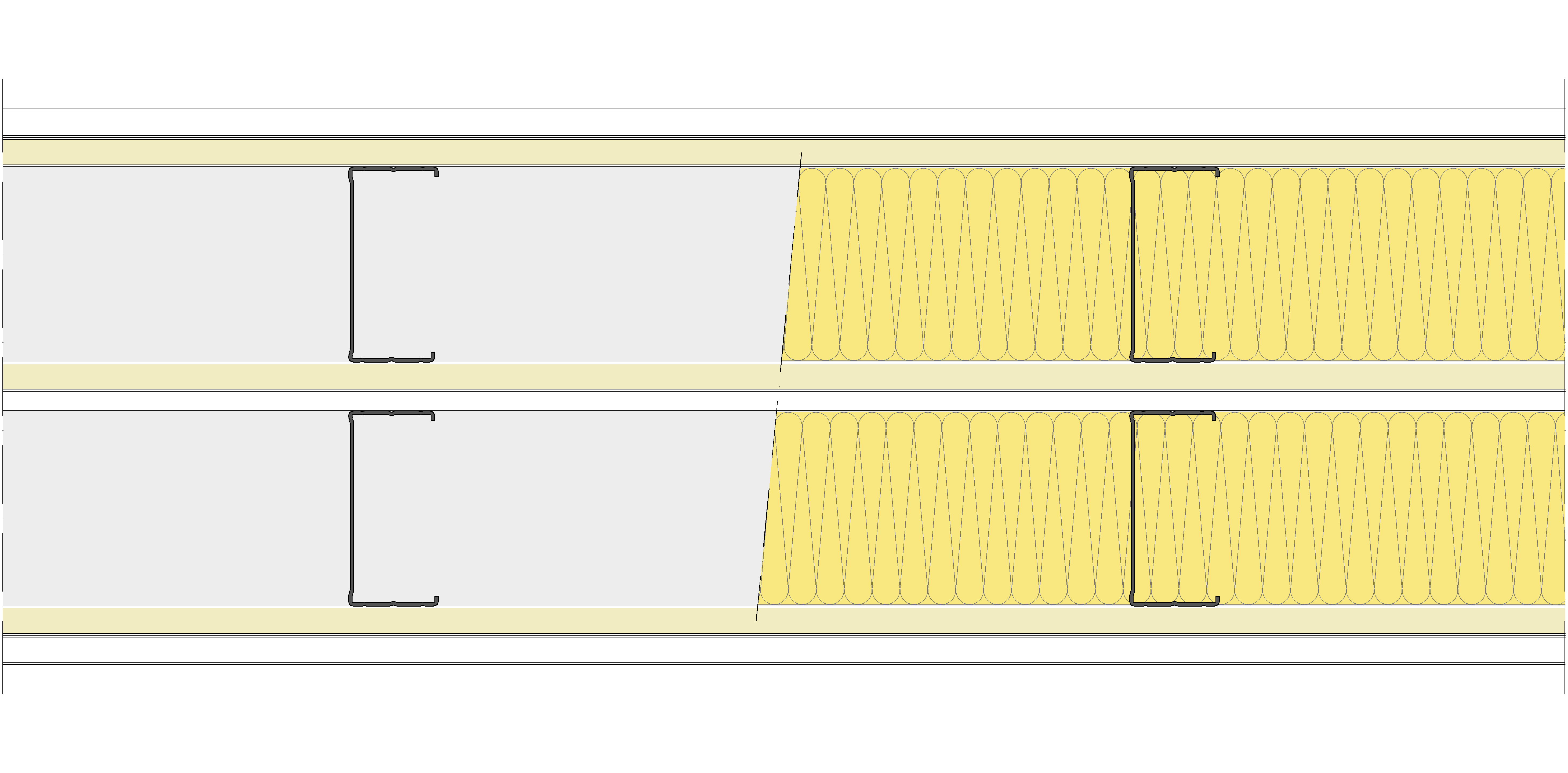 Tabique Pladur® 275/400 (100-45+15+e+100-45) 1N A1-3N-1N A1 2MW Libre