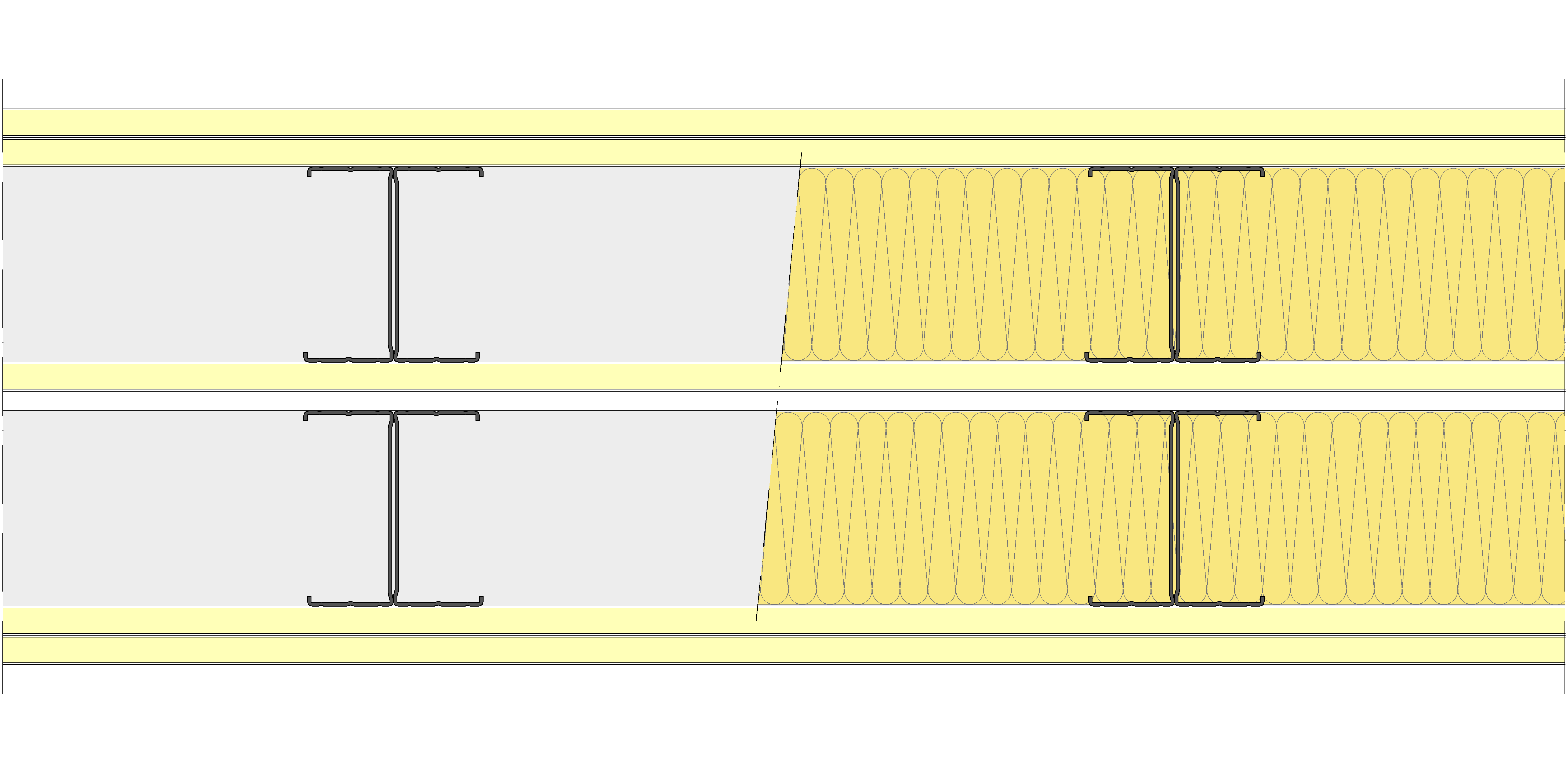 Tabique Pladur® 275/400 (100-45H+15+e+100-45H) 5I 2MW Libre