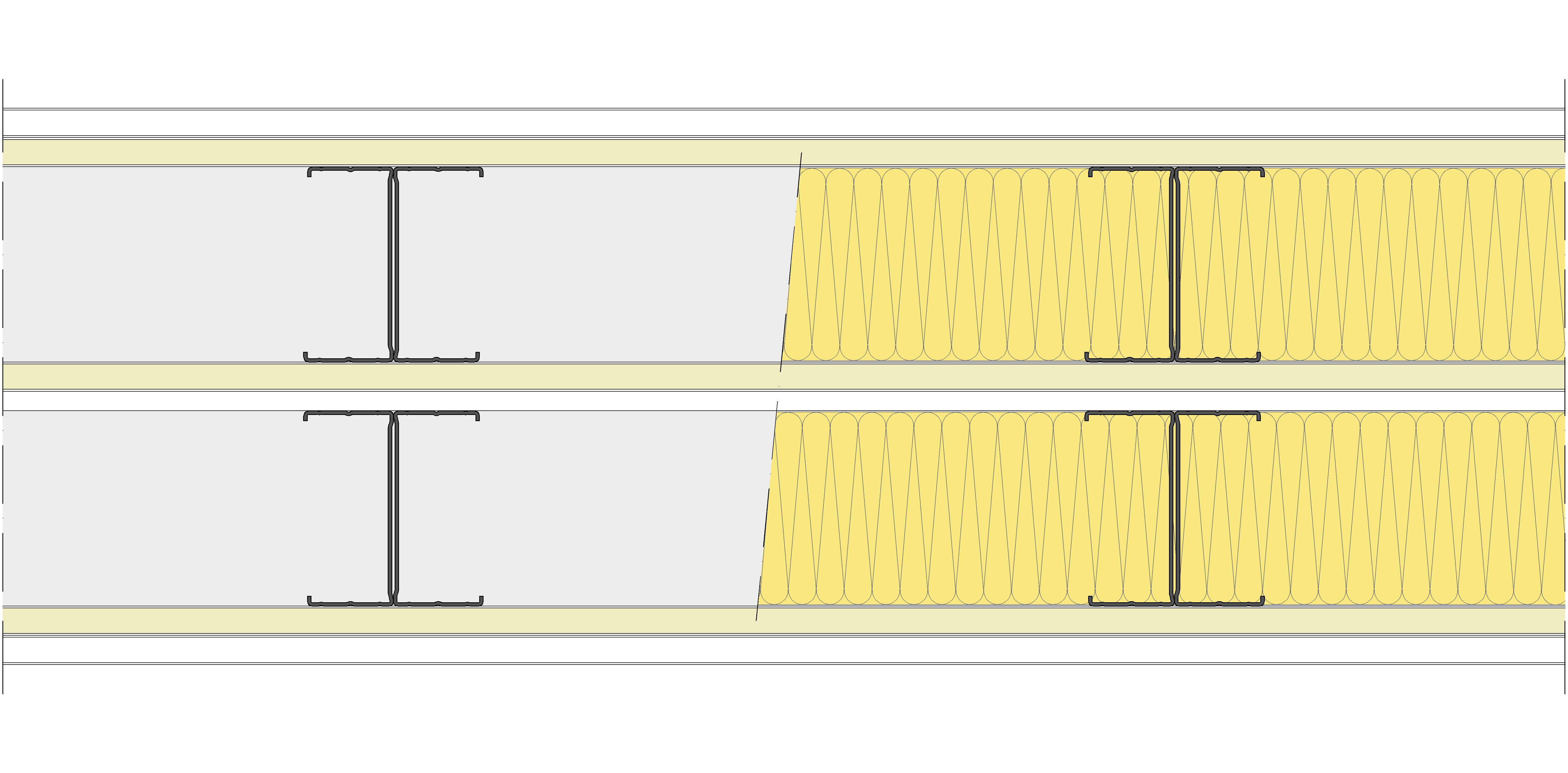 Tabique Pladur® 275/400 (100-45H+15+e+100-45H) 1N A1-3N-1N A1 2MW Libre