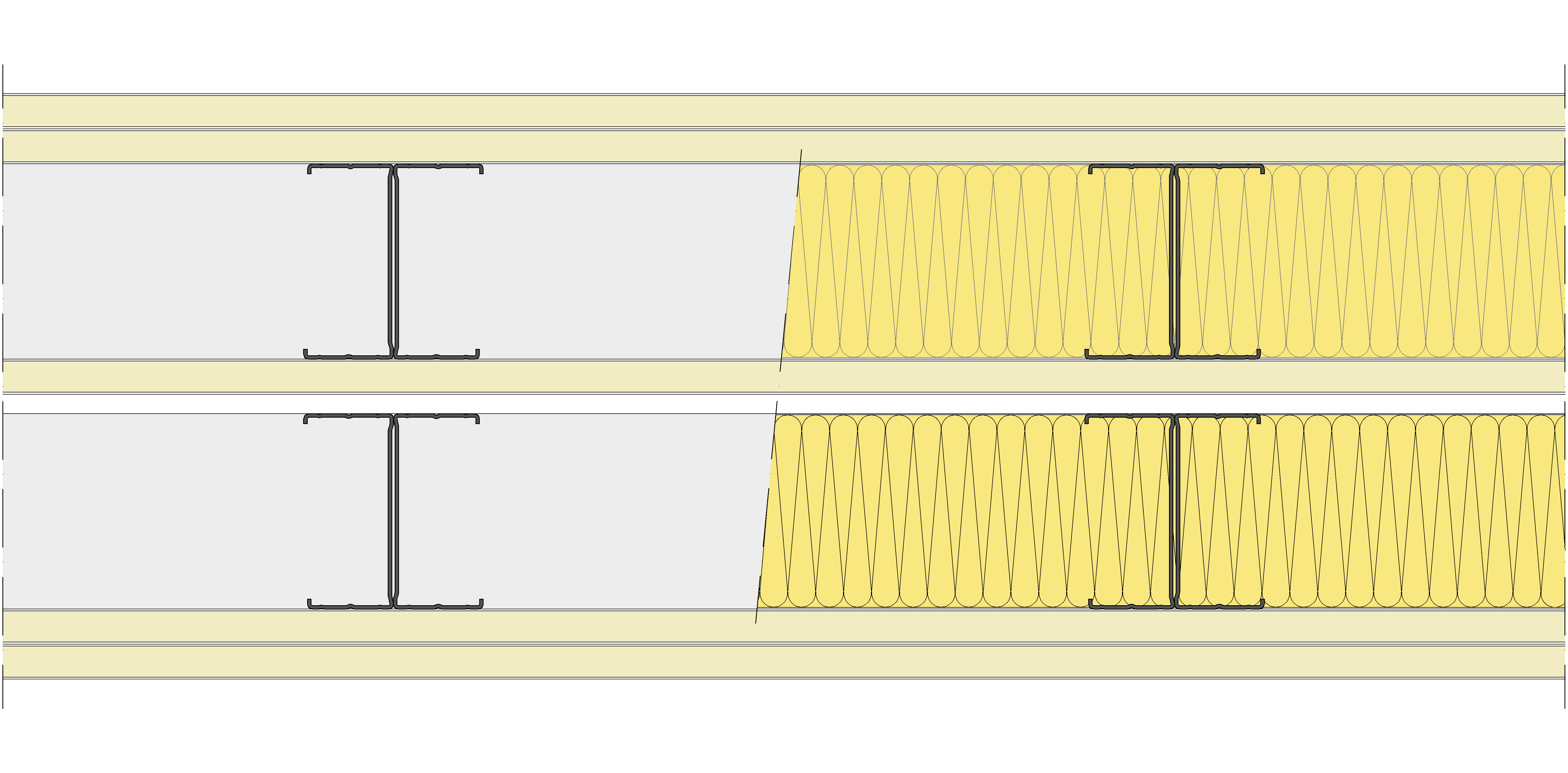 Tabique Pladur® 290/400 (100-45H+18+e+100-45H) 5N 2MW Libre