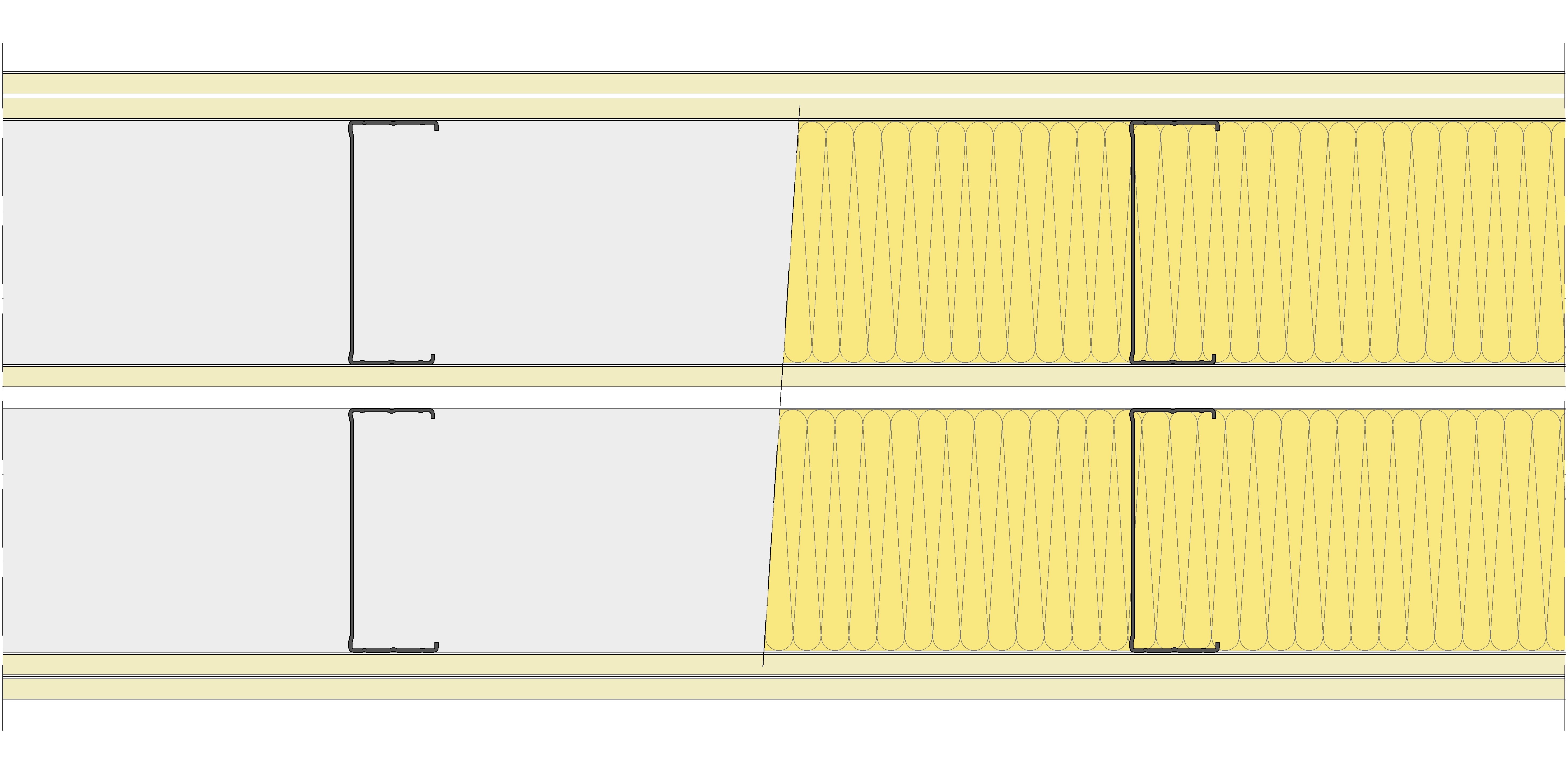 Tabique Pladur® 312,5/400 (125-45+12,5+e+125-45) 5N 2MW Libre
