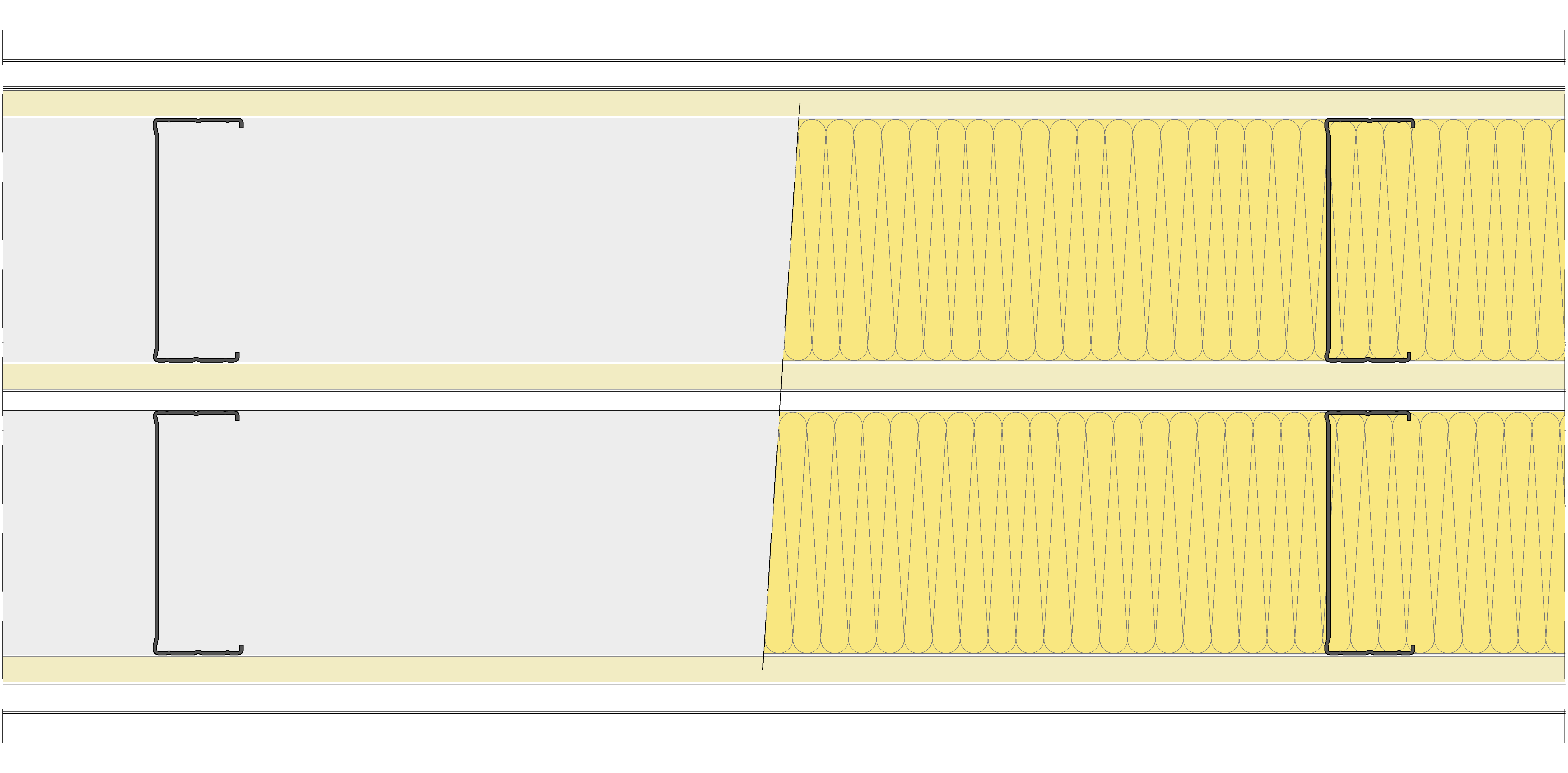 Tabique Pladur® 325/600 (125-45+15+e+125-45) 1N A1-3N-1N A1 2MW Libre