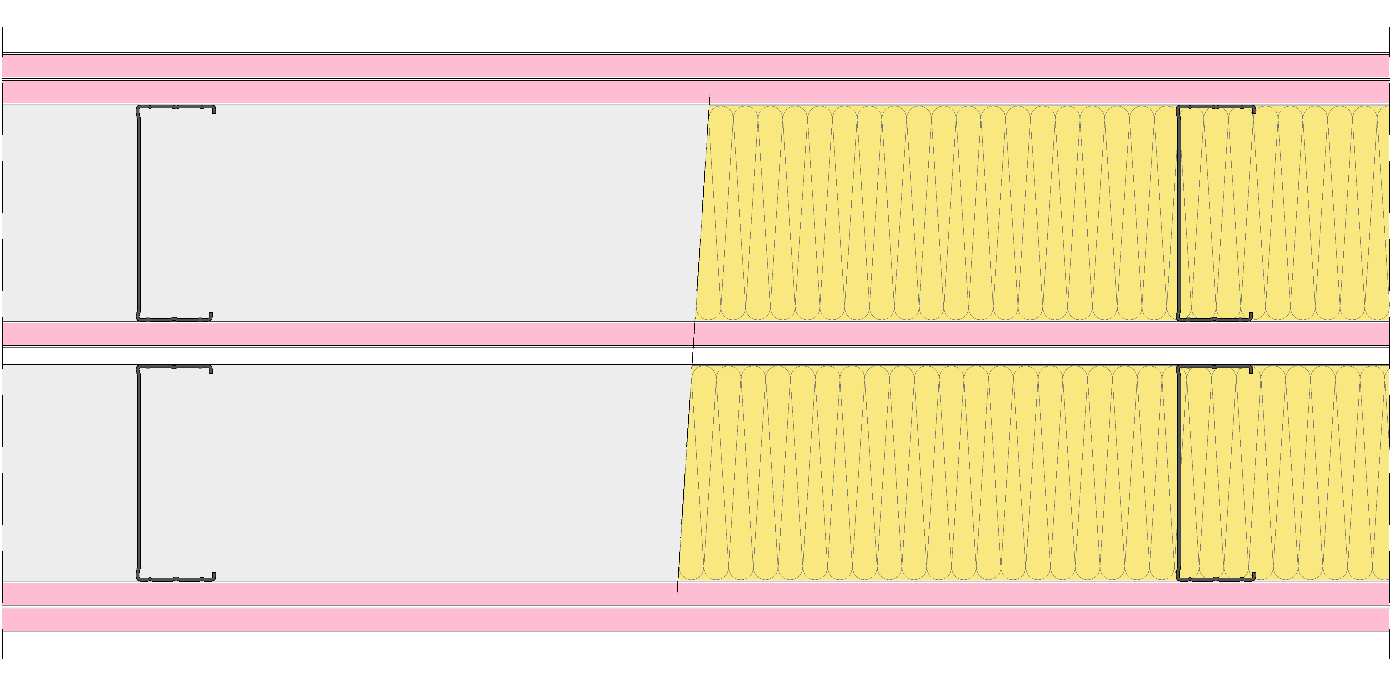 Tabique Pladur® 325/600 (125-45+15+e+125-45) 5F 2MW Libre