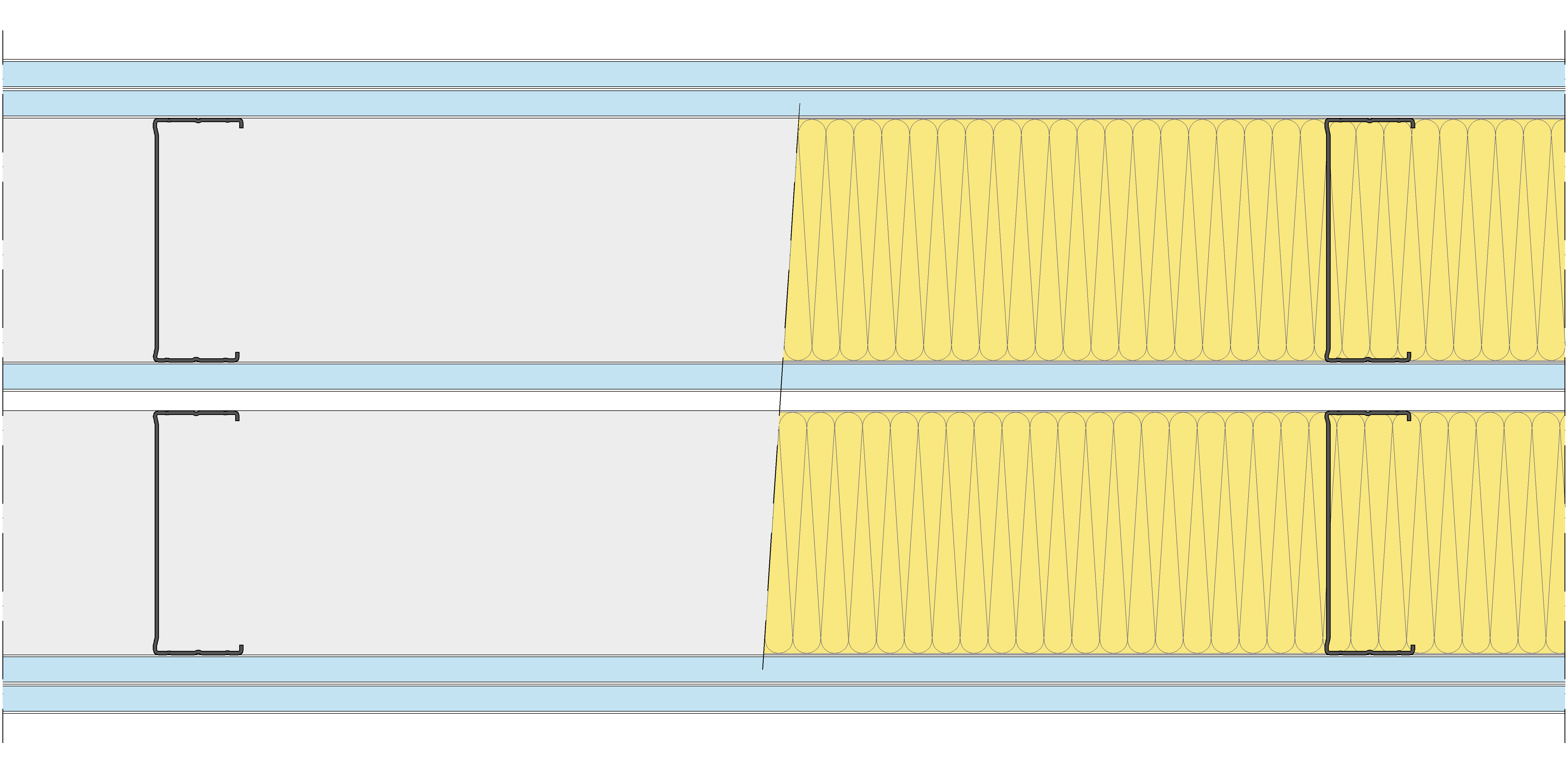 Tabique Pladur® 325/600 (125-45+15+e+125-45) 5OMNIA 2MW Libre