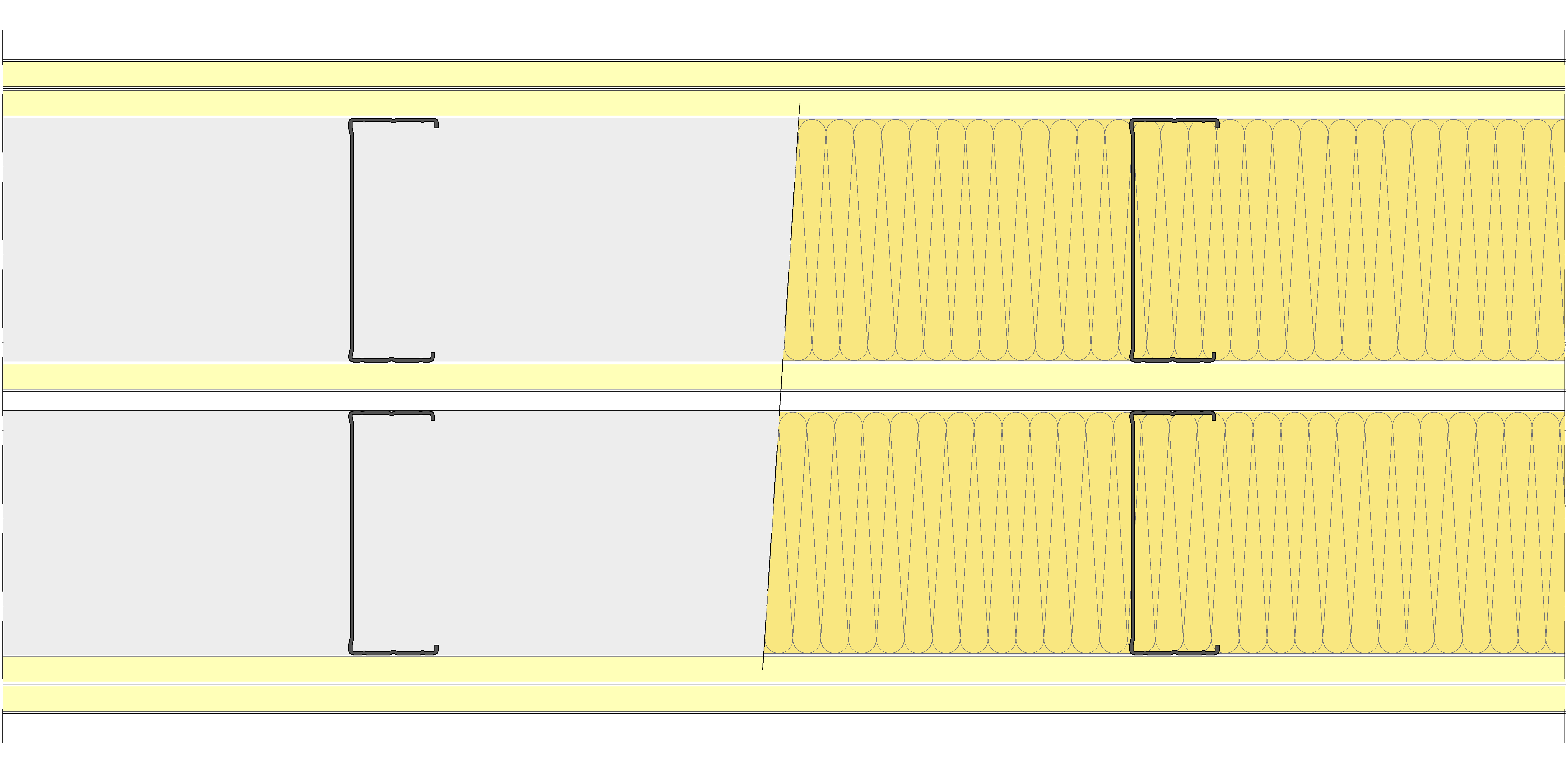 Tabique Pladur® 325/400 (125-45+15+e+125-45) 5I 2MW Libre