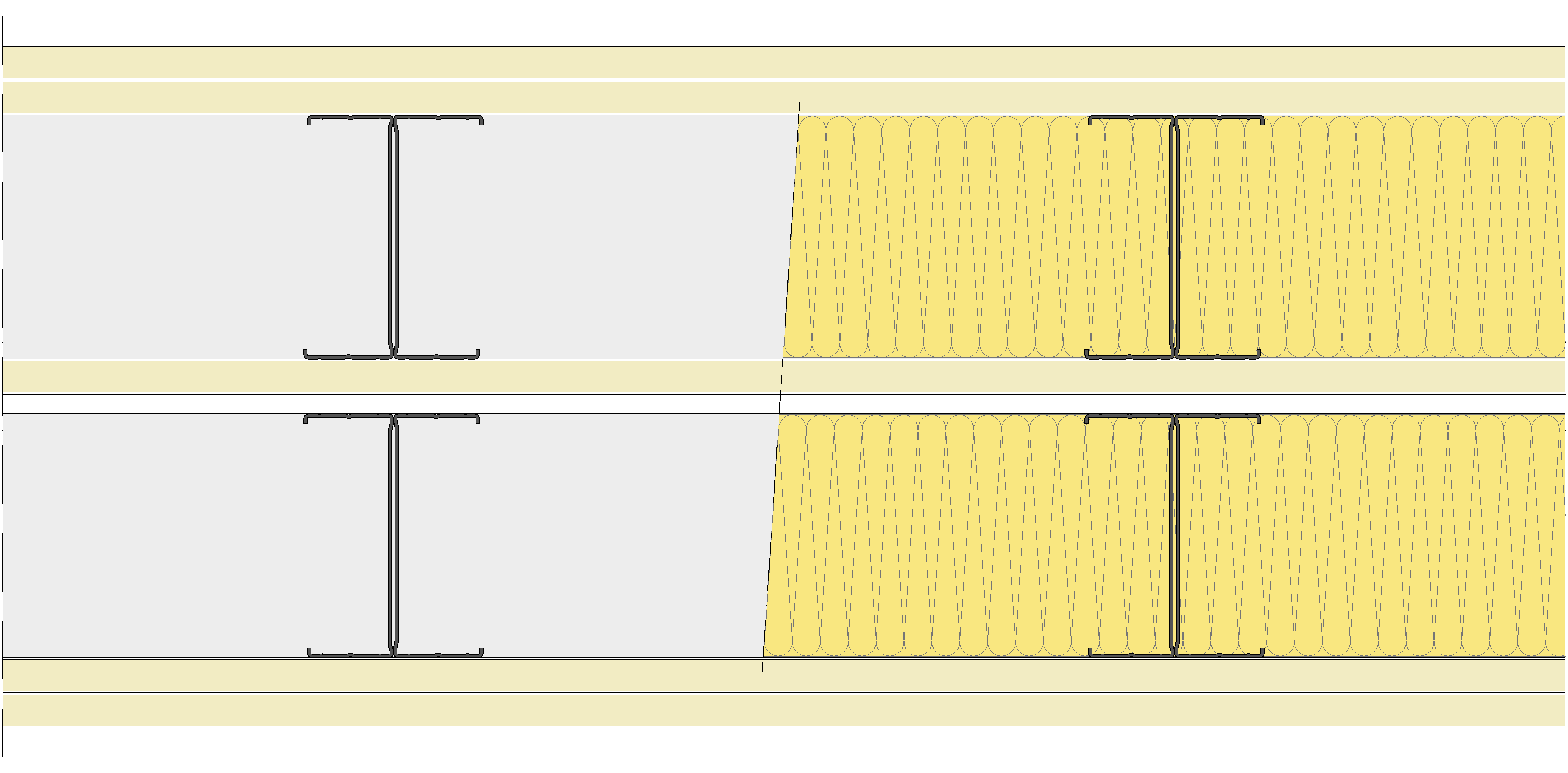 Tabique Pladur® 340/400 (125-45H+18+e+125-45H) 5N 2MW Libre