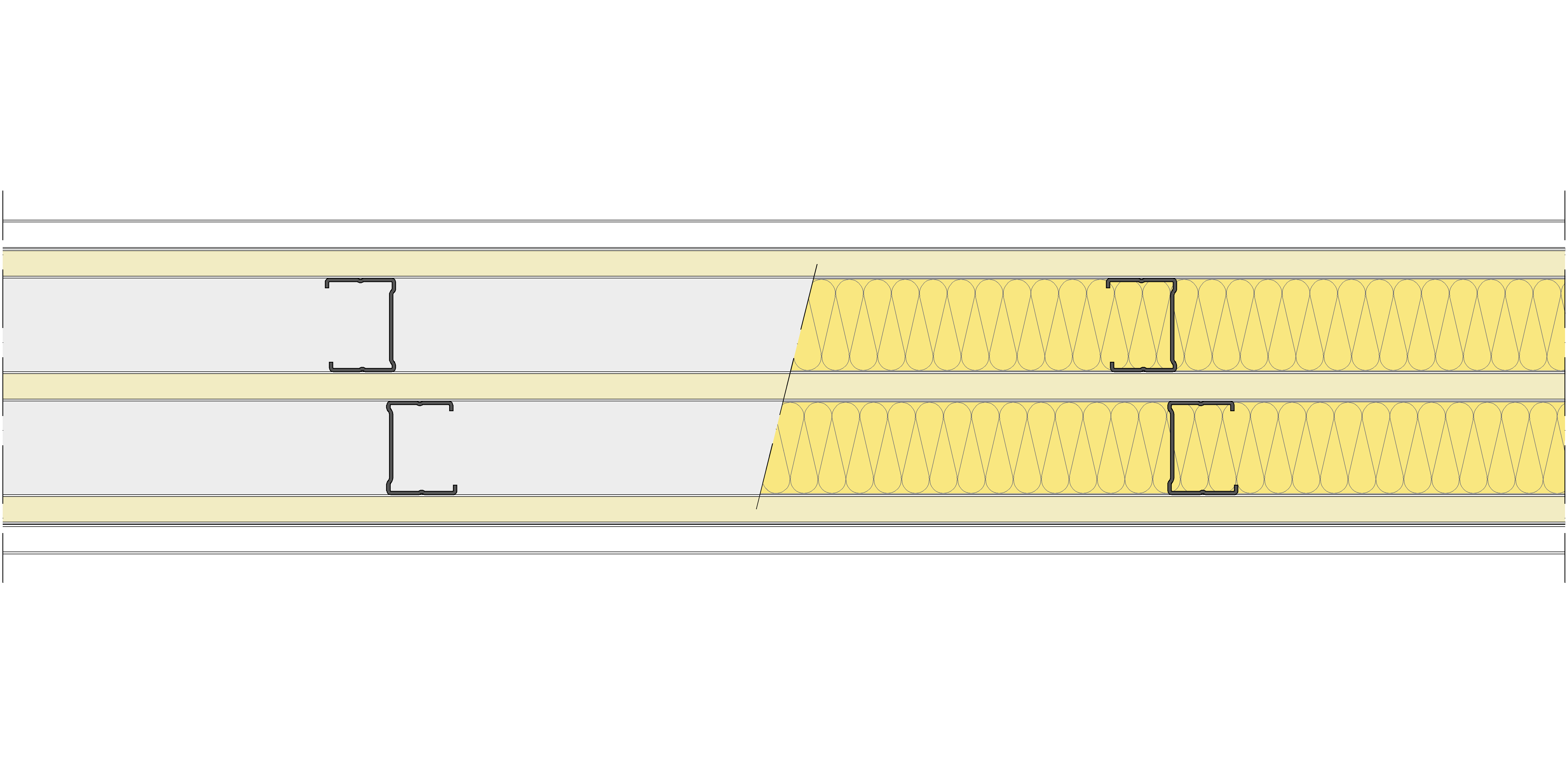 Tabique Pladur® 171/400 (48-35+15+48-35) 1N A1-3N-1N A1 2MW Arriostrado