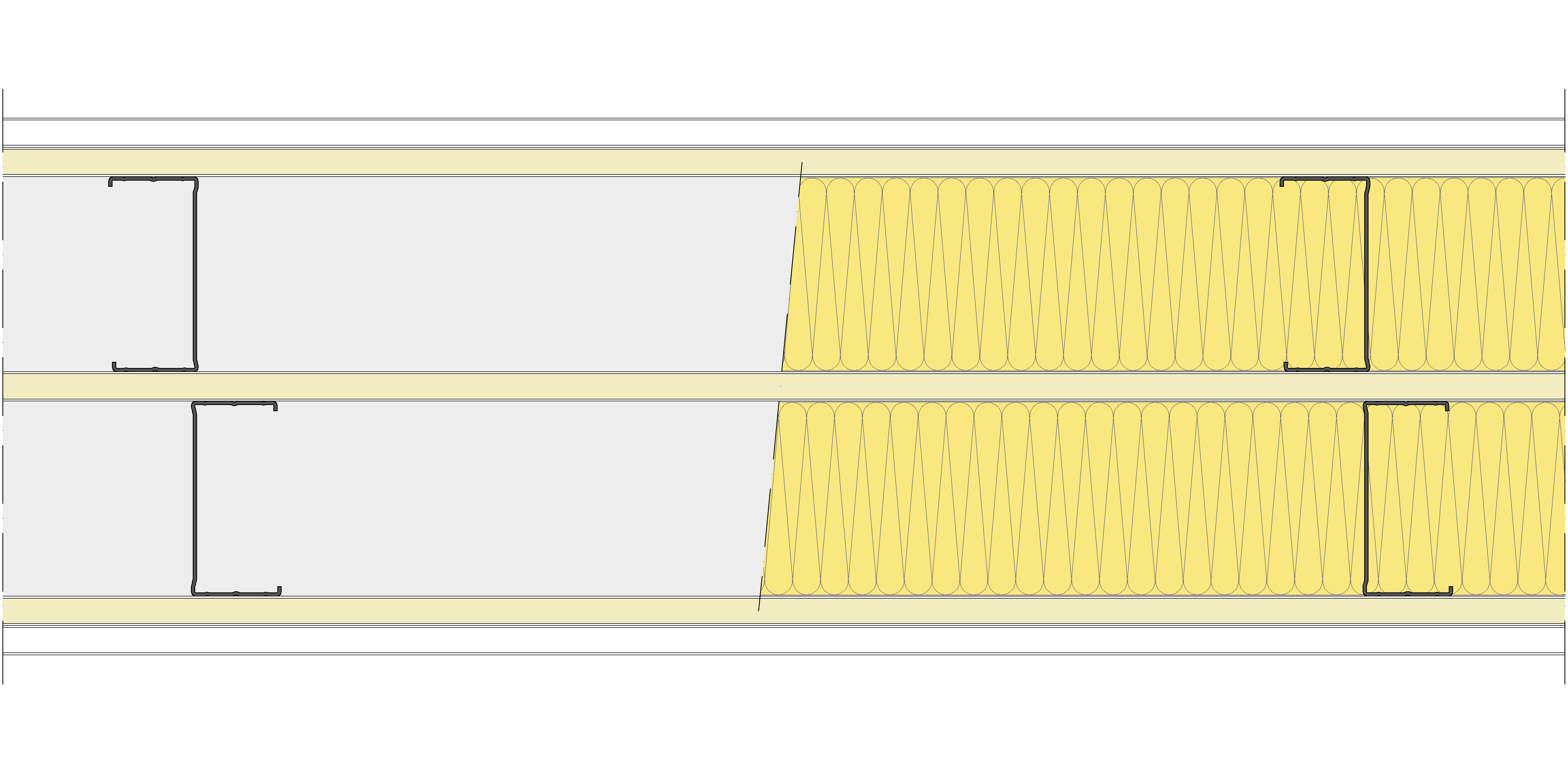 Tabique Pladur® 275/600 (100-45+15+100-45) 1N A1-3N-1N A1 2MW Arriostrado