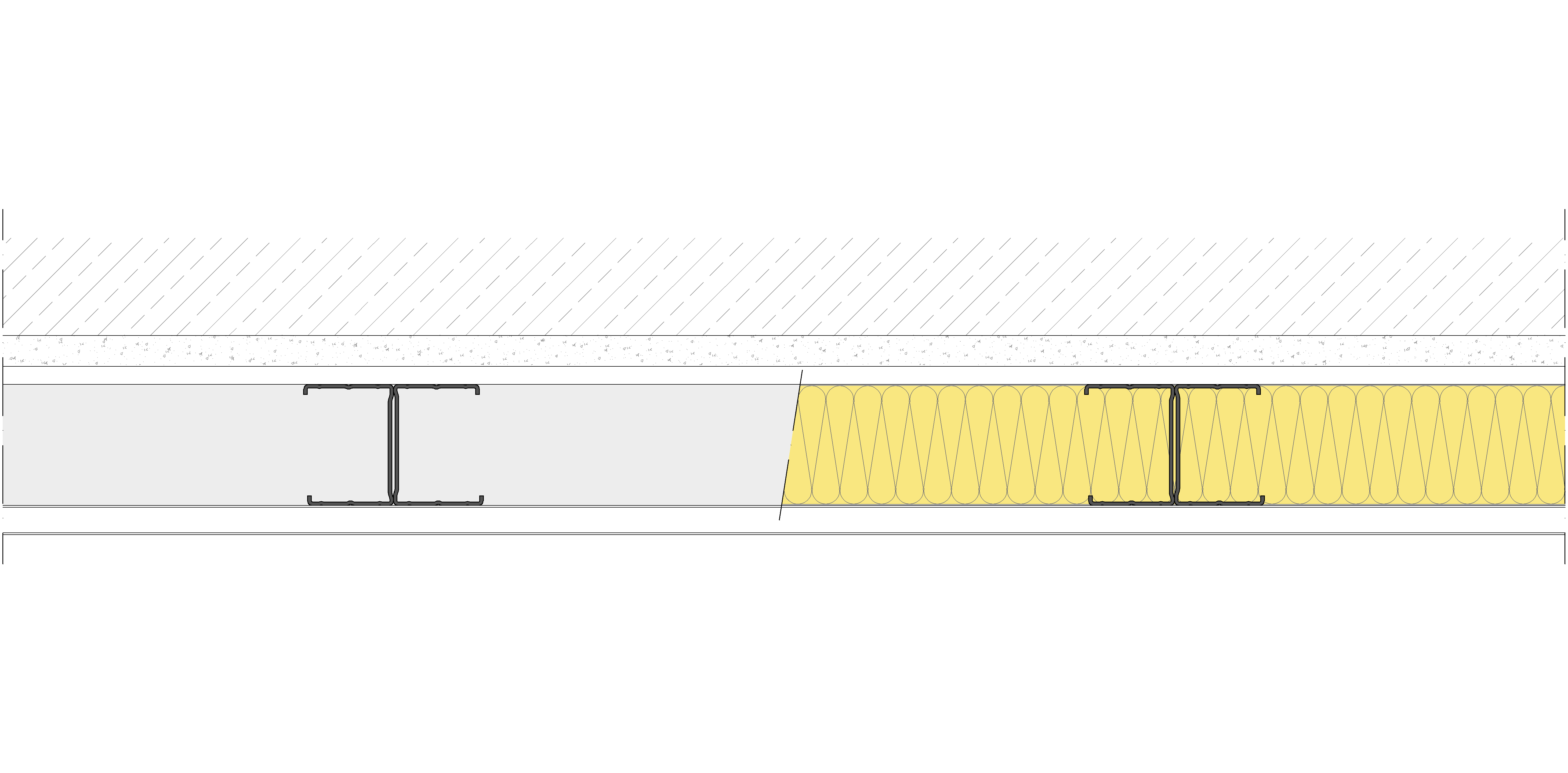 Trasdosado autoportante Pladur® 77/400 (62-45H) 1N A1 MW