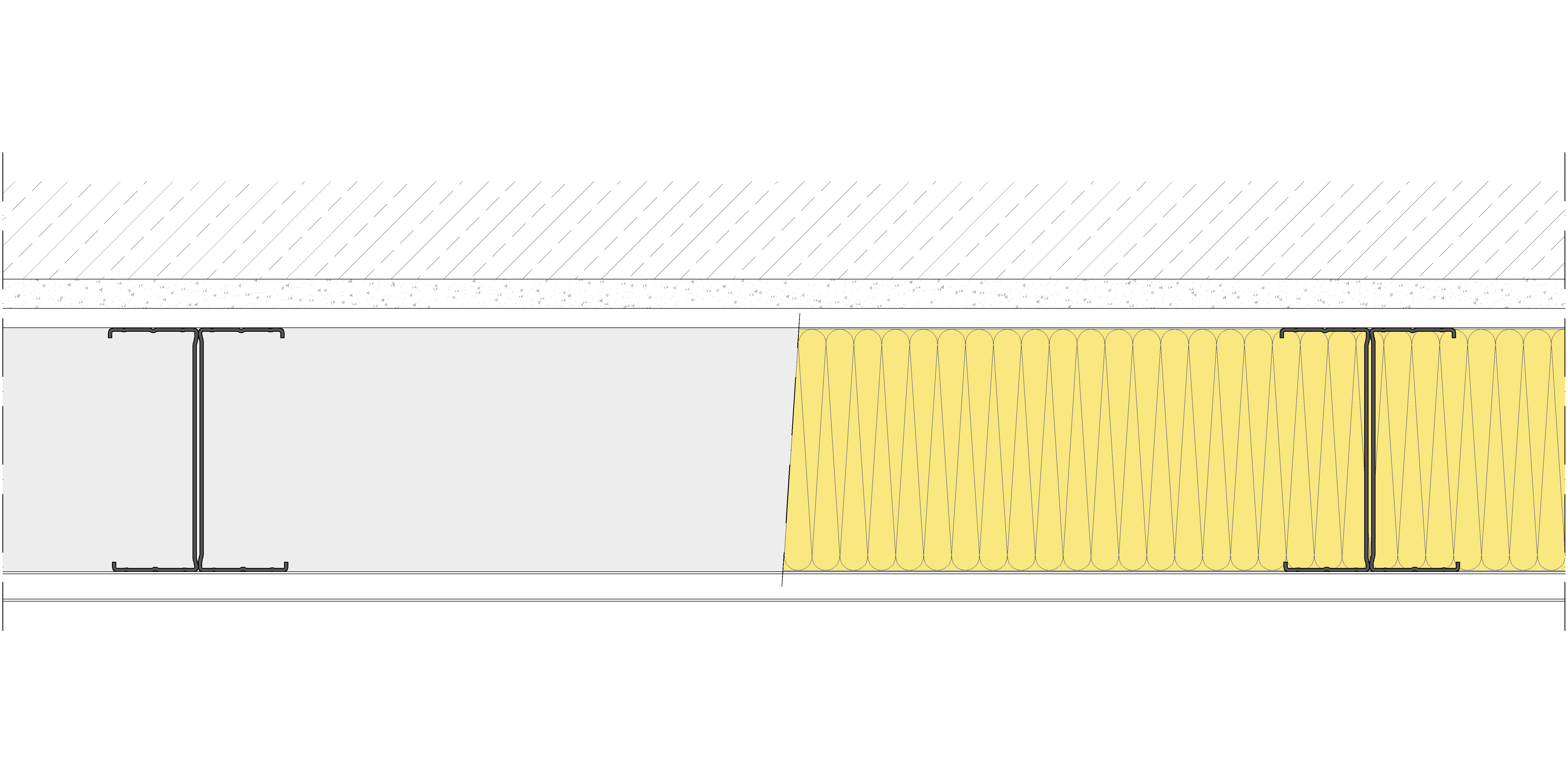 Trasdosado autoportante Pladur® 140/600 (125-45H) 1N A1 MW