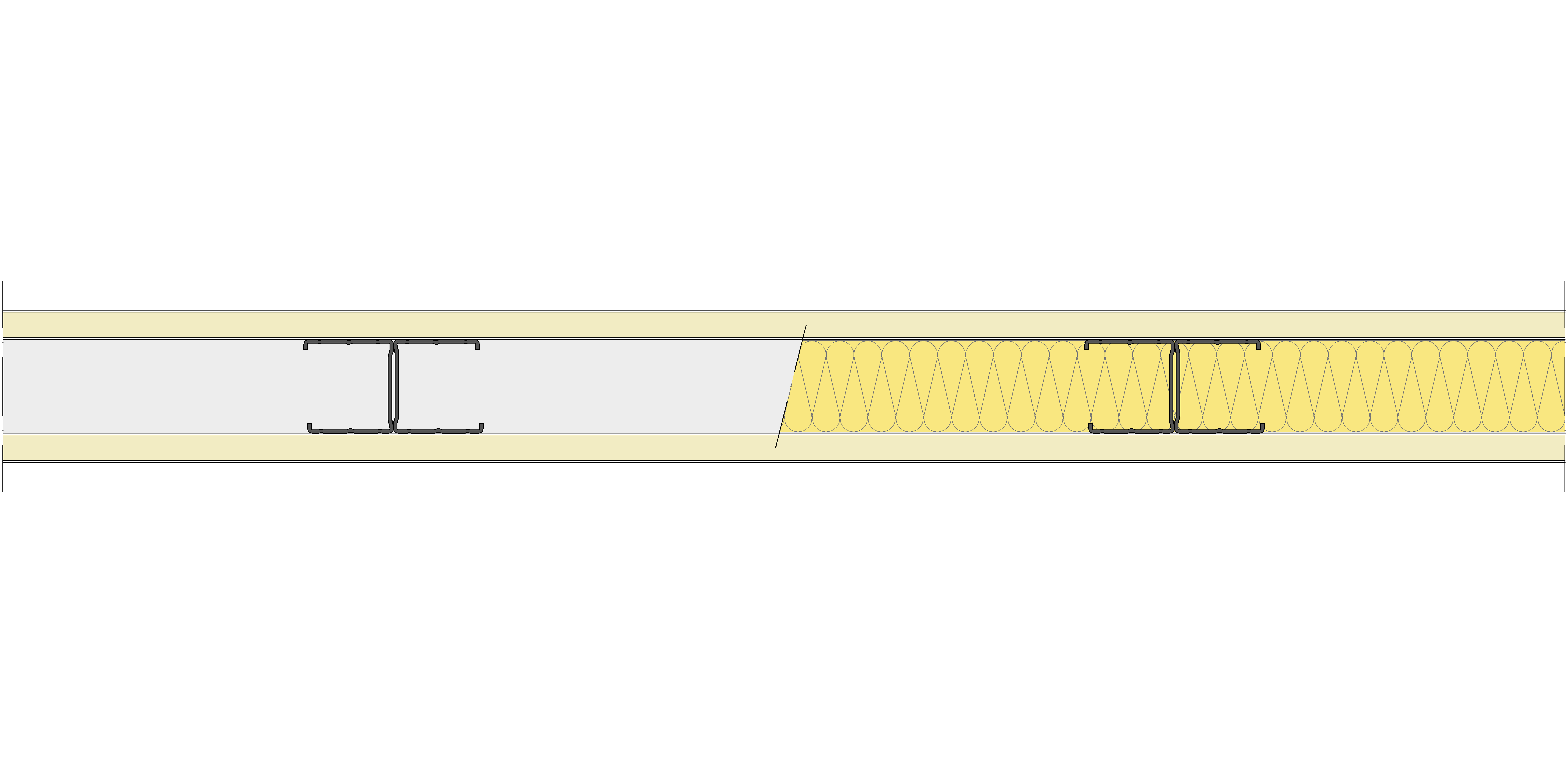 Tabique Pladur® 78/400 (48-45H) 2N MW