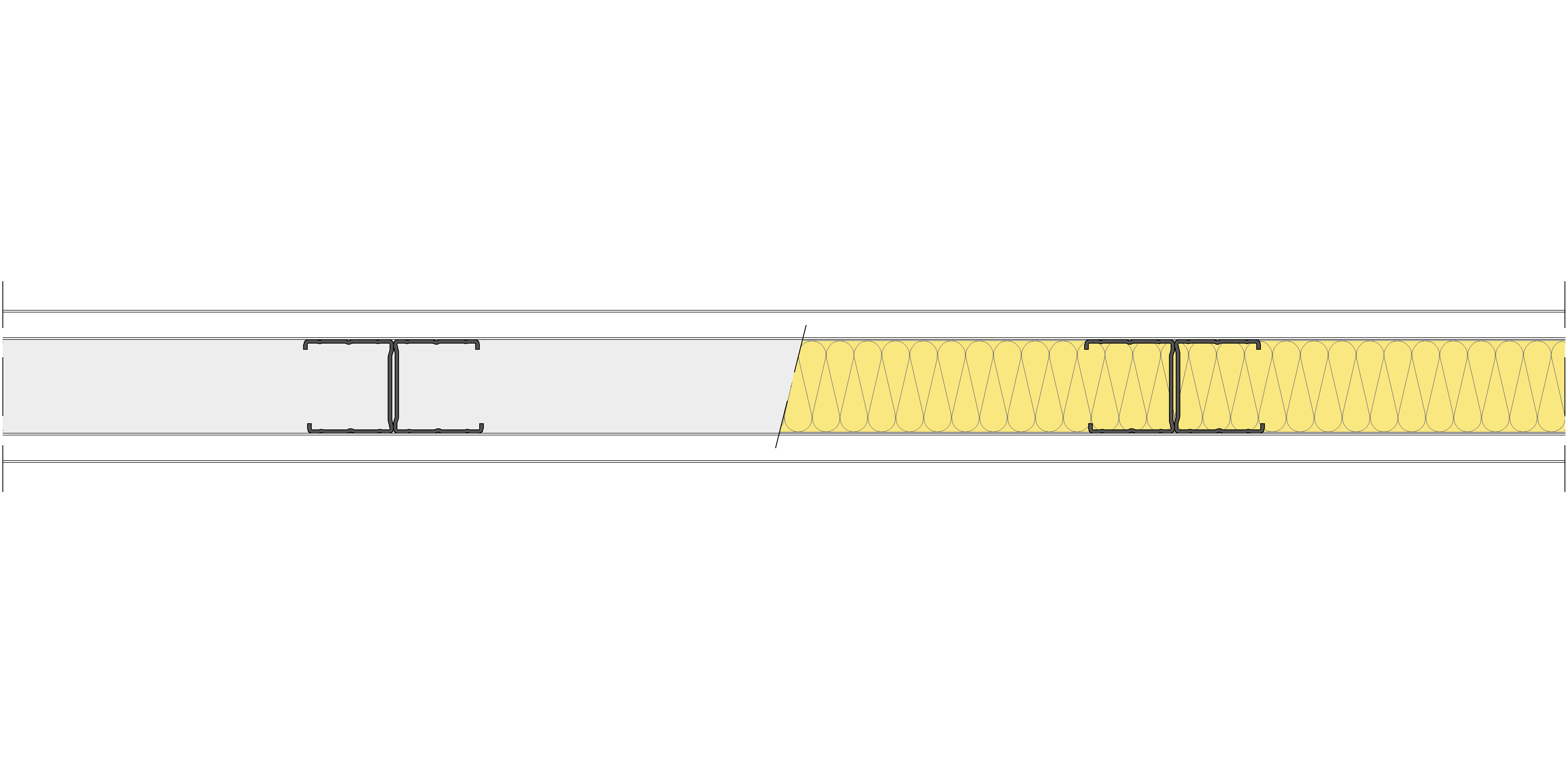 Tabique Pladur® 78/400 (48-45H) 2N A1 MW