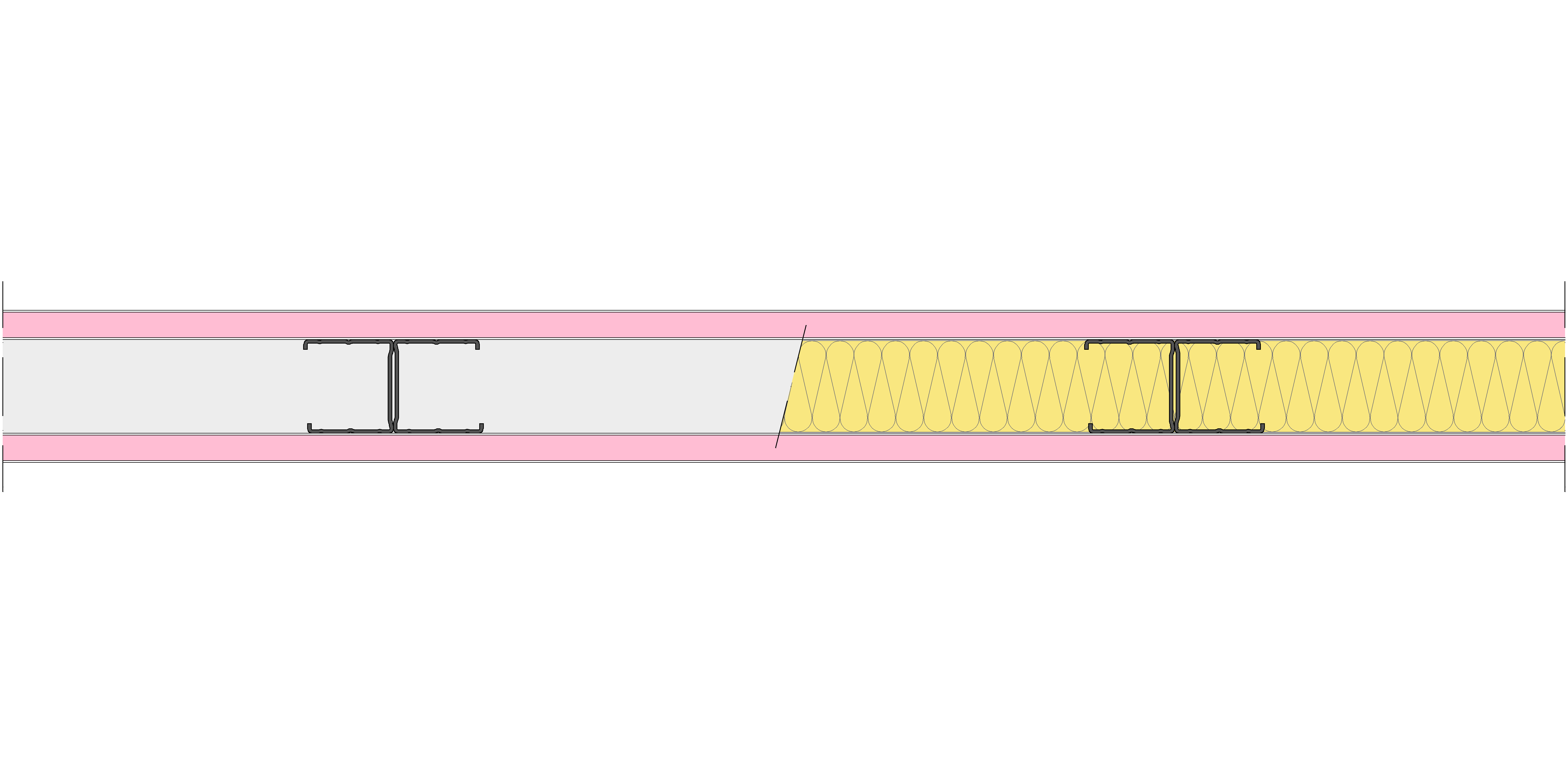 Tabique Pladur® 78/400 (48-45H) 2F MW