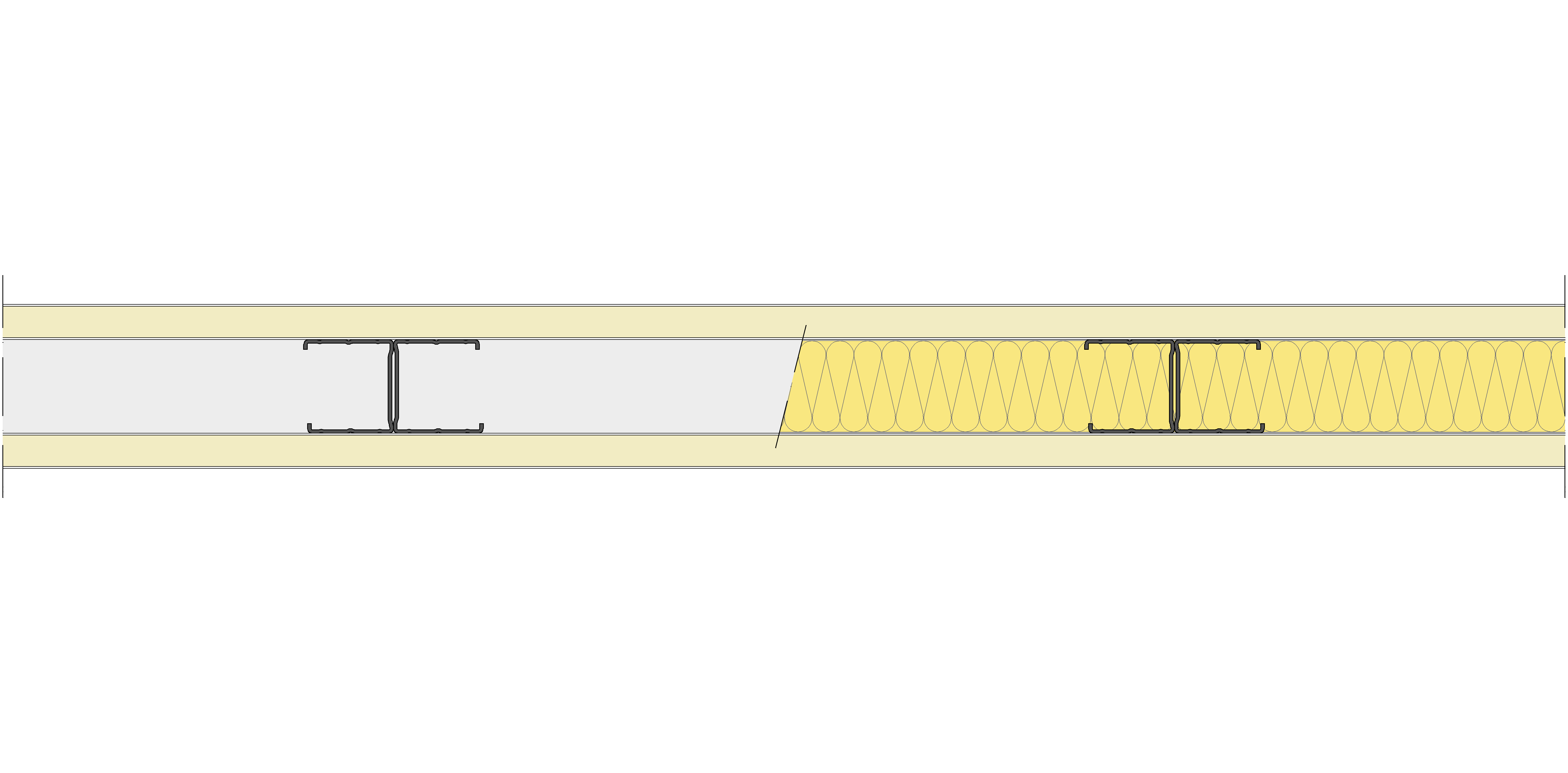 Tabique Pladur® 84/400 (48-45H) 2N MW