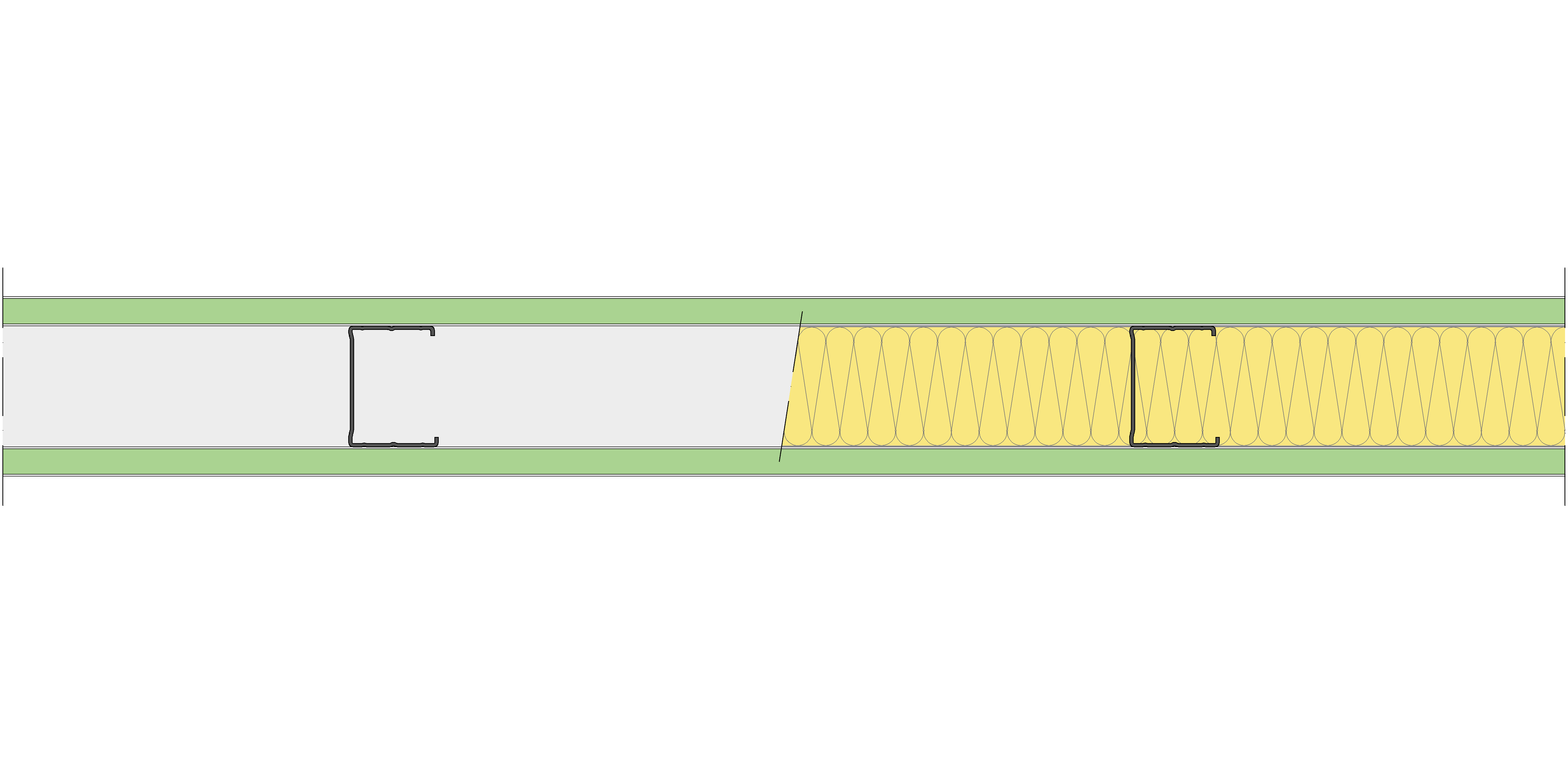 Tabique Pladur® 92/400 (62-45) 2H1 MW