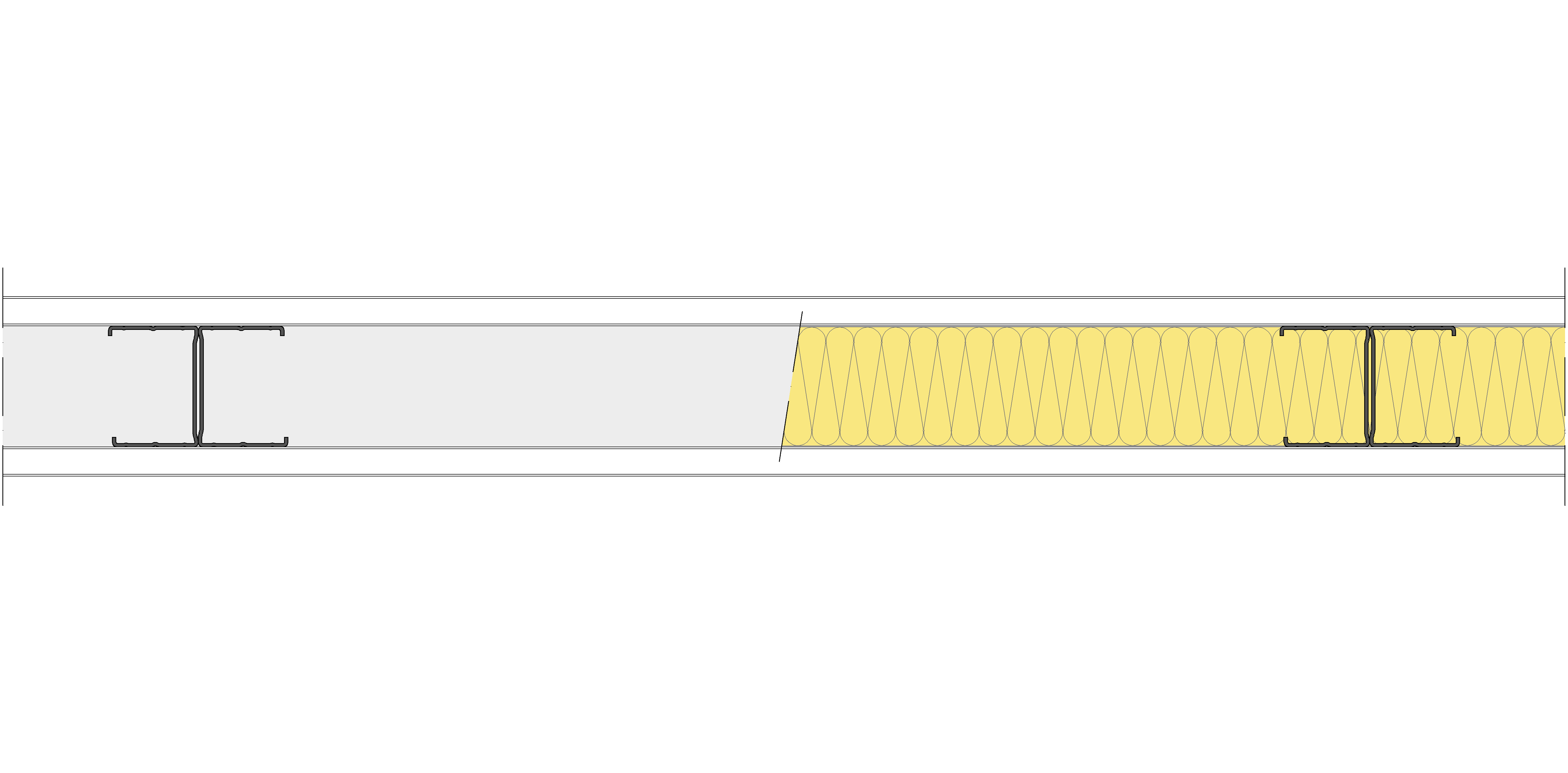 Tabique Pladur® 92/600 (62-45H) 2N A1 MW
